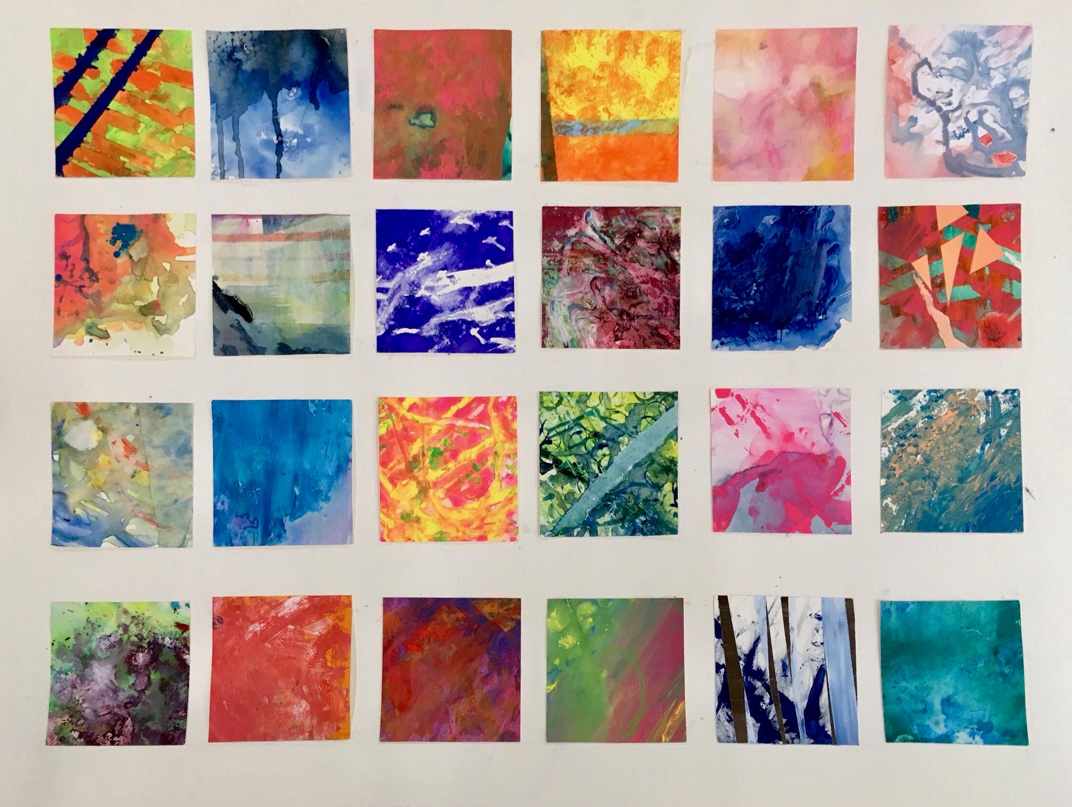 絵具の抽象表現集-1