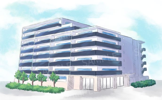 建物　風景