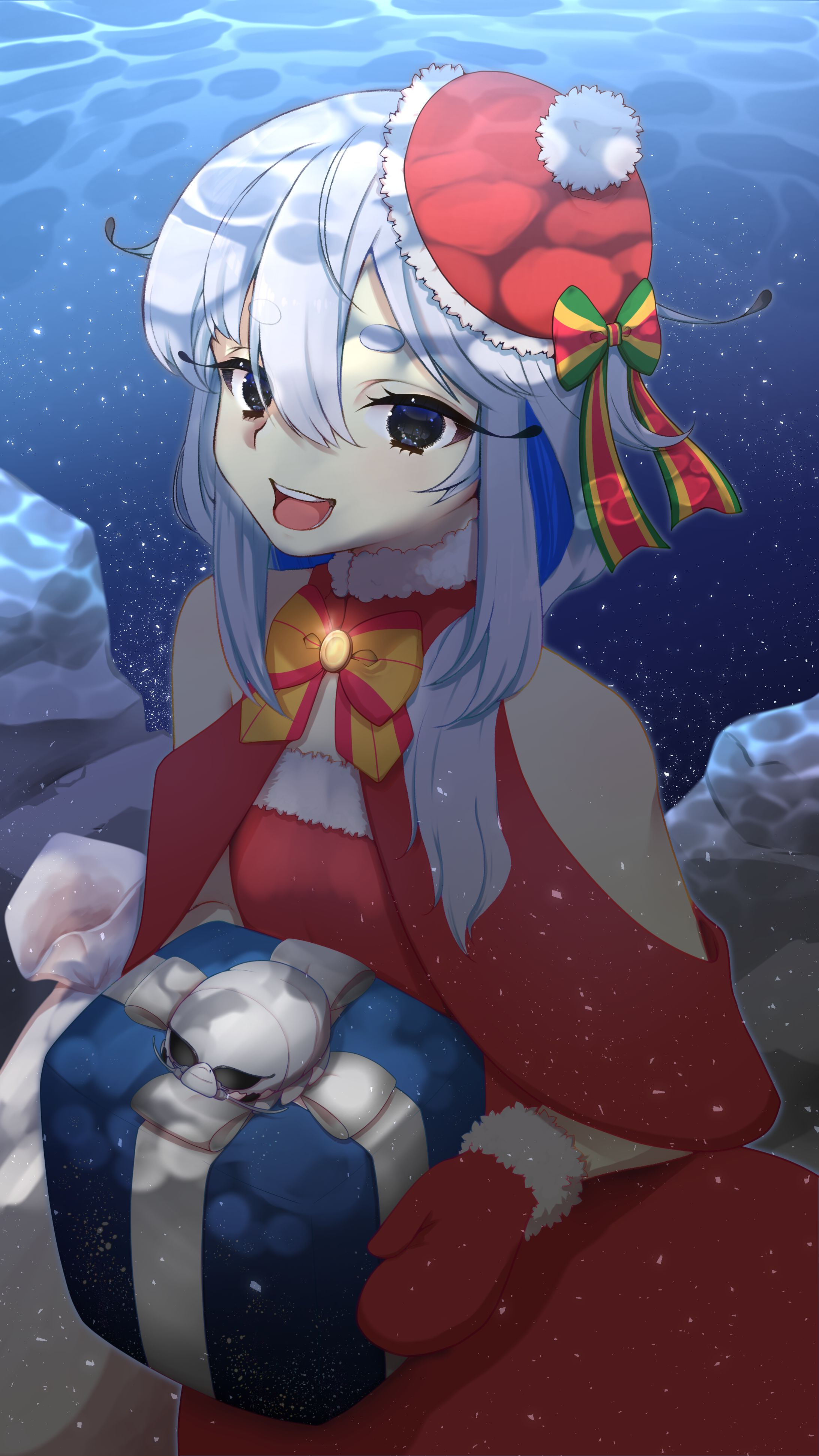Vtuber「海原グム」クリスマスイラスト依頼-1