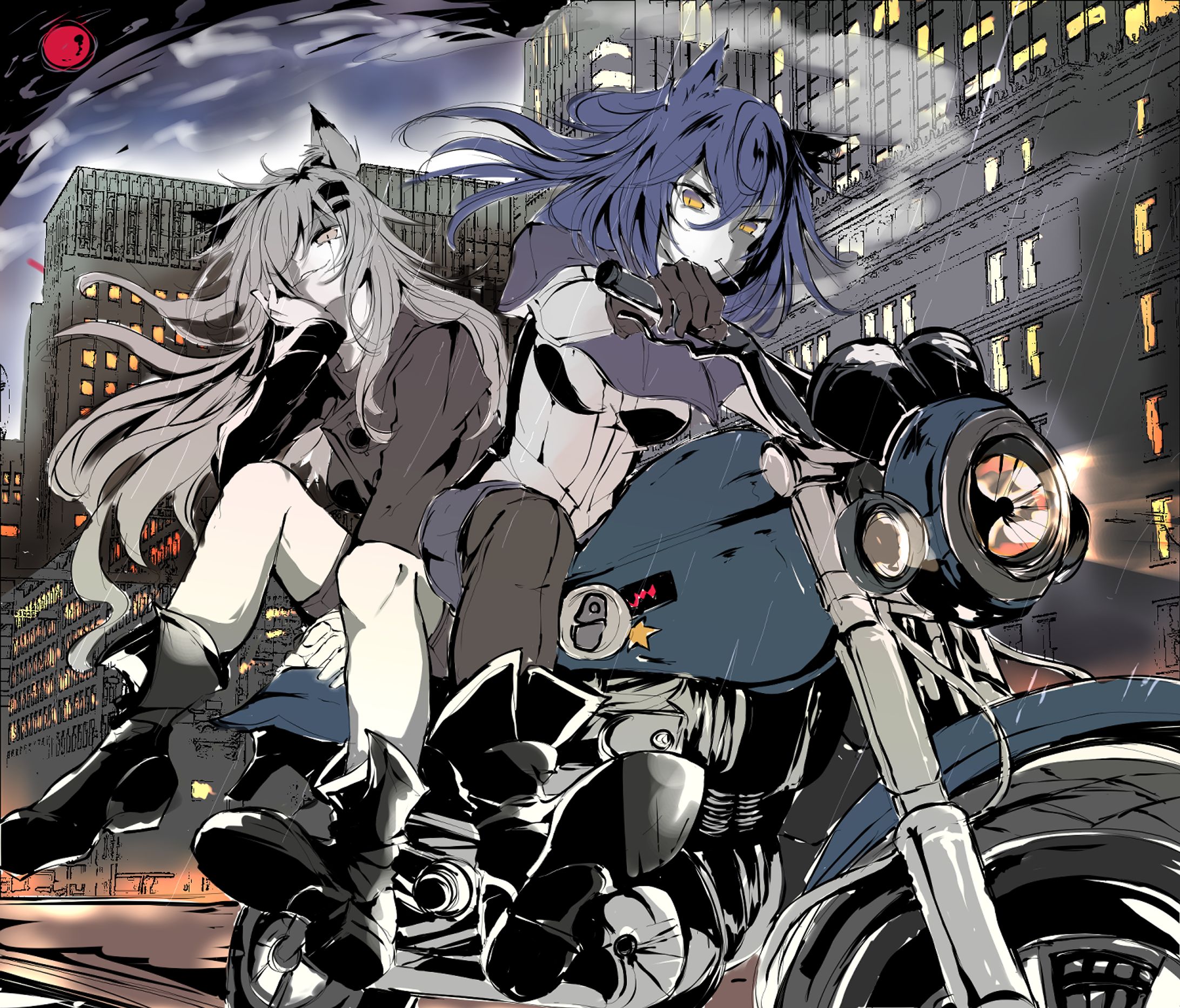 0412 バイク双狼-1