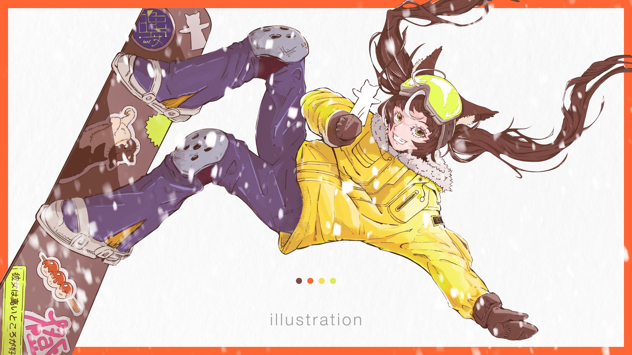 illustration / Daidai Yoake 夜明 橙ちゃん-1