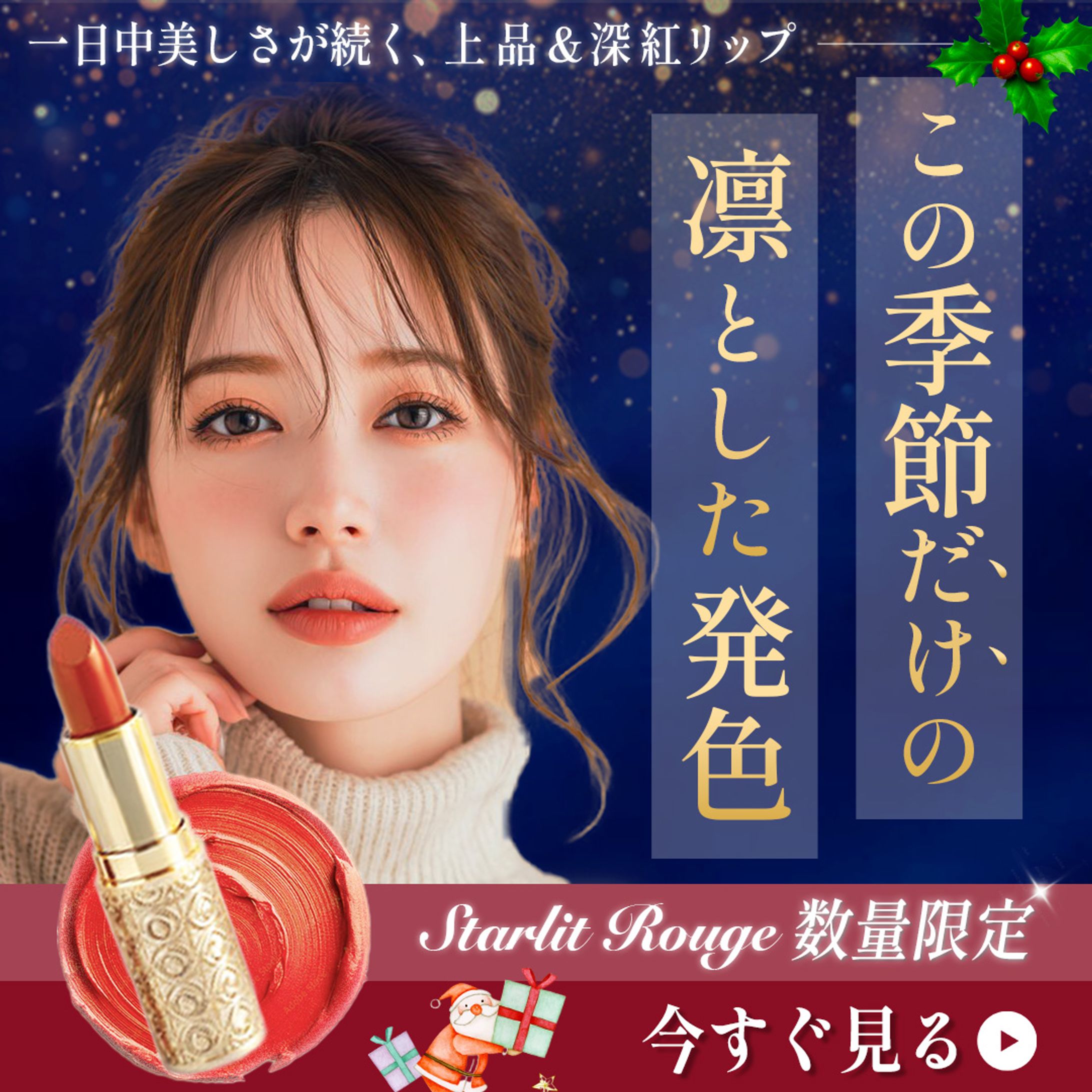 【実績】クリスマス限定リップ広告用バナー-1