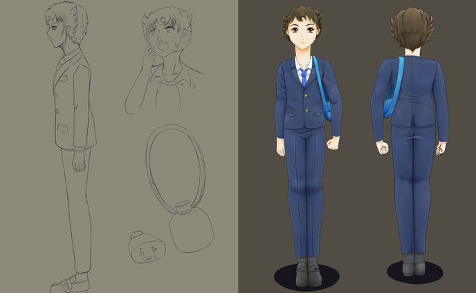 キャラクターデザイン、くすぐり