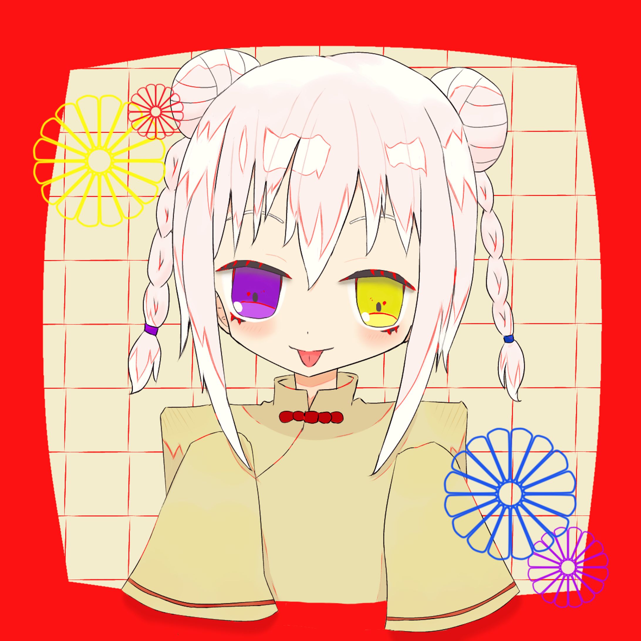 【一枚絵】かいマホ魔女　チャイナ衣装-1
