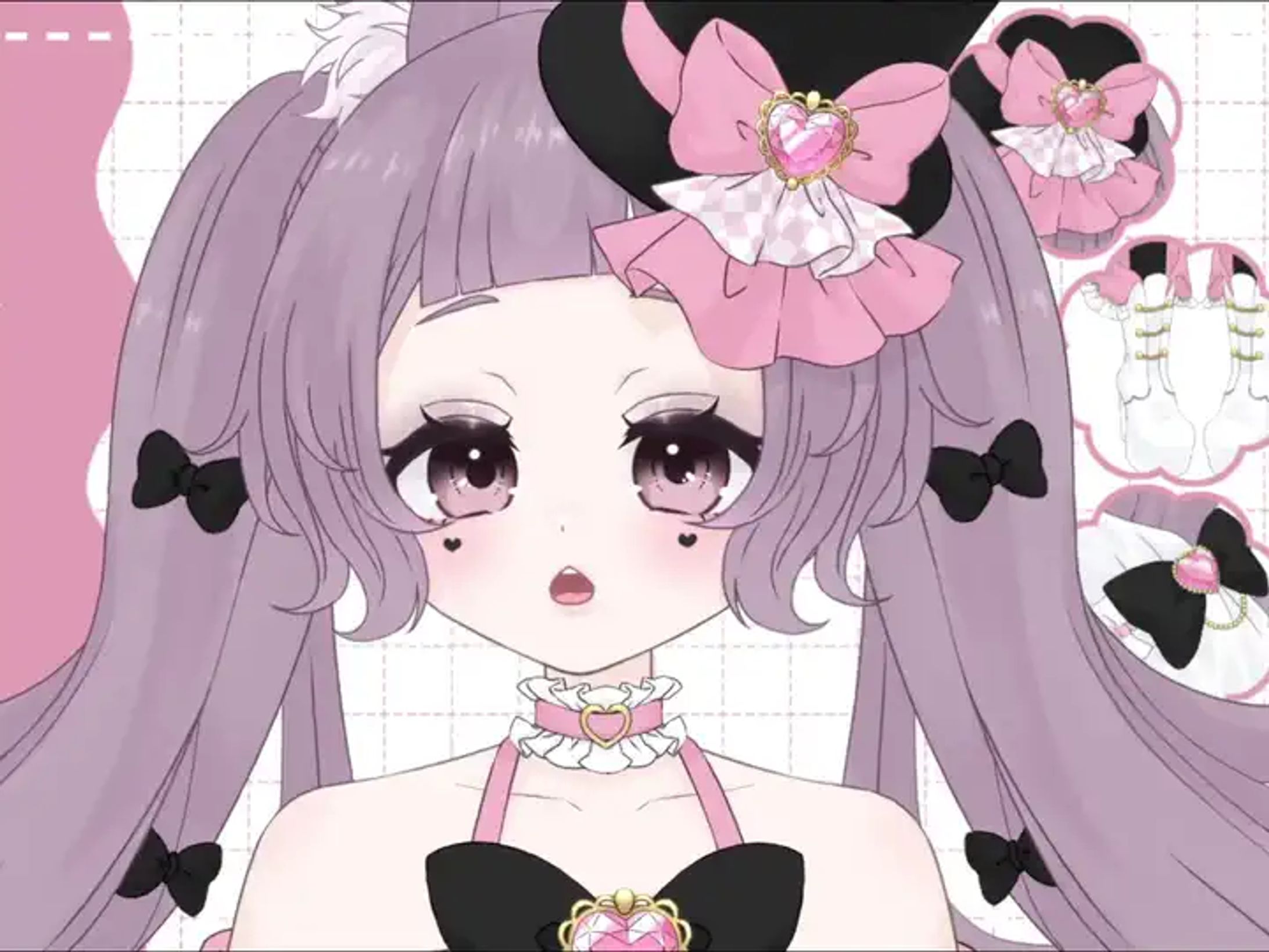 【デザイン・モデリング】うさぎの女の子-1