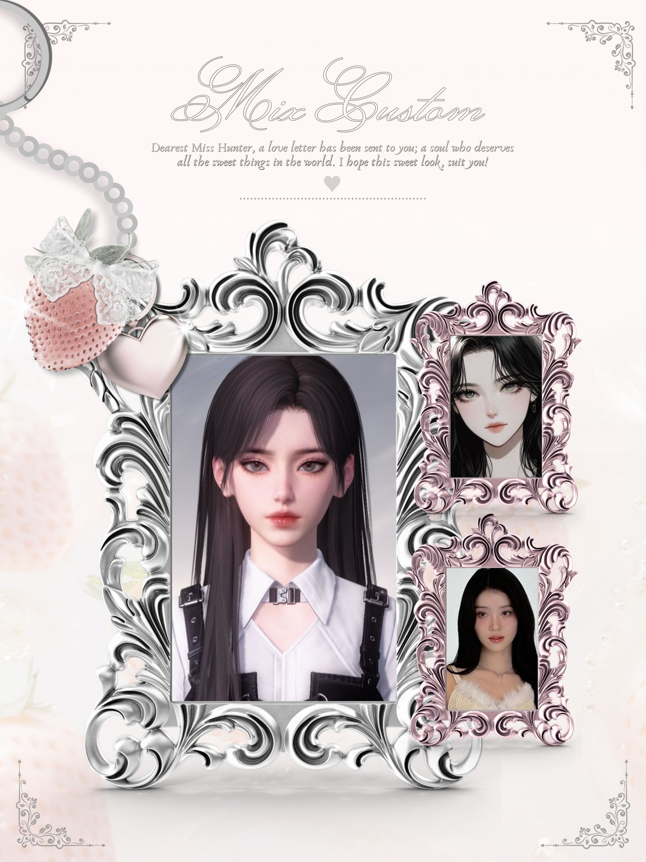 [STRAWBERRY SHORTCAKE] Mix custom: 2D & 3D-1