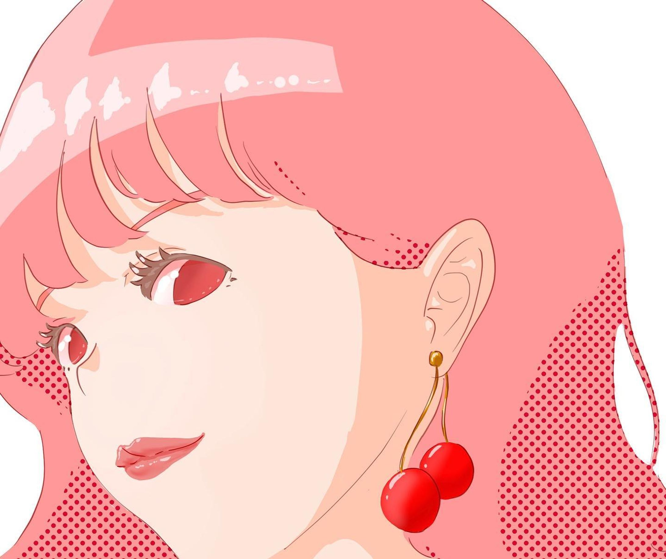 さくらんぼピアス-1