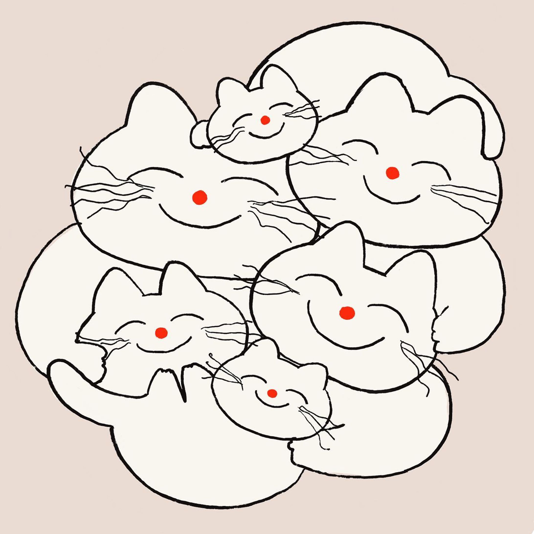 ♪なかよしの
ふとったねこのかぞく

パパ　ママ　ぼく　わたし　
ぐりこ　ぽん

いつもニコニコ　なかよし…
だったらいいのになぁー

😇😇😇

#シンプルイラスト#ぽっちゃり猫#イラストレーター#挿絵#絵描きさんと繋がりたい#イラストレーターさんと繋がりたい#アート#アートワーク#イラストレーション #art#artwork#illust#illustration#illustrator#catillustration #插图 #插图画家 #藝術  #고양이#고양이의보은 #드로잉 #일러스트 #그림스타그램 #일러스트레이터#미술 #ねこ好きさんと繋がりたい#ゆるい絵
#家族
#ぽんぽこん-1