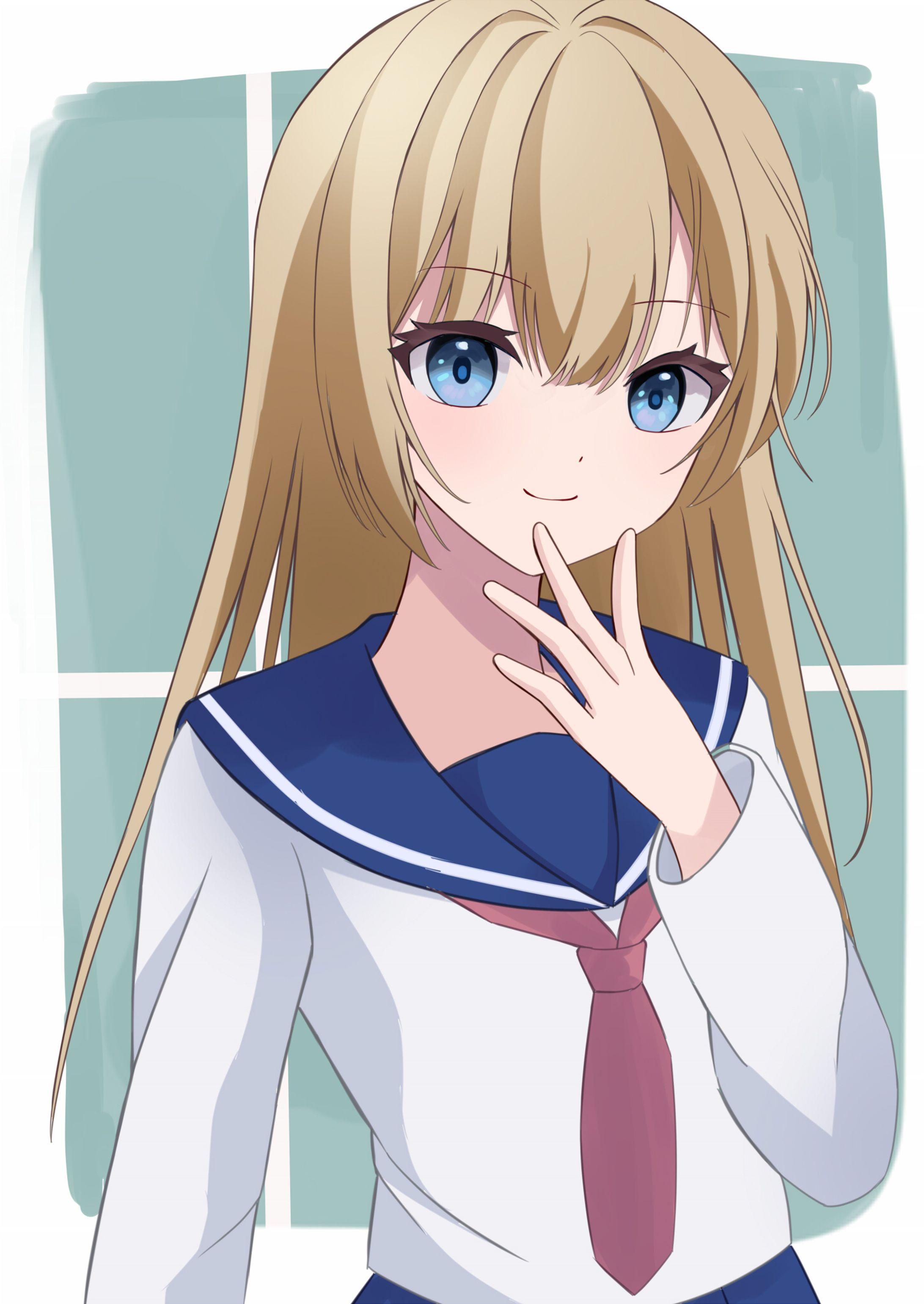 セーラー服の女の子-1