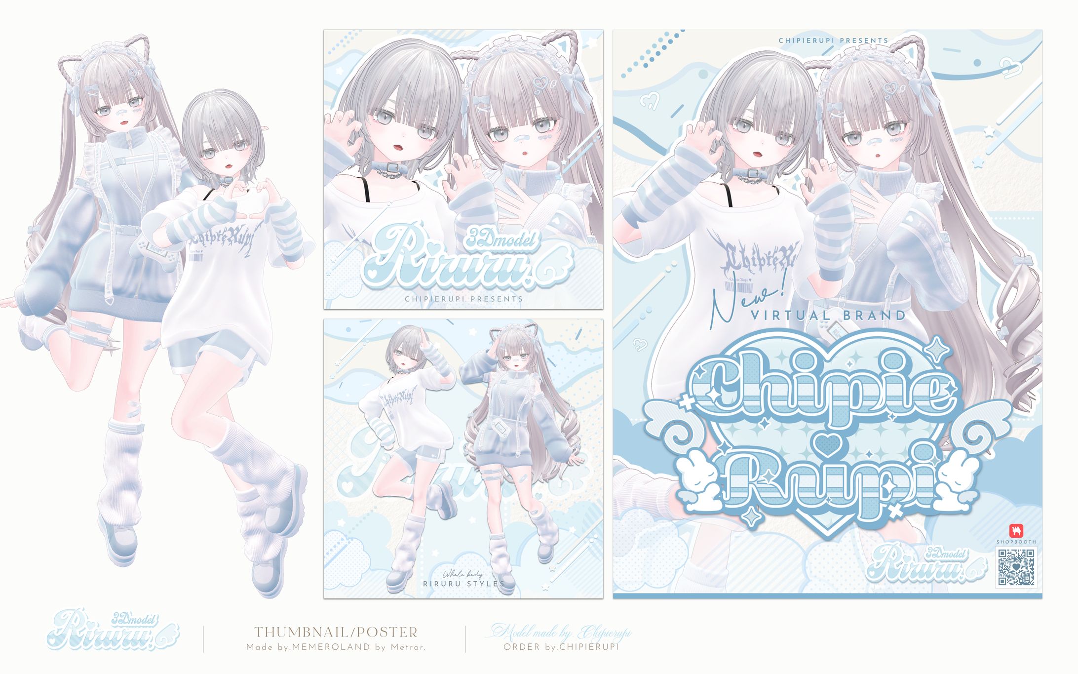オリジナル3Dモデル「リルルRiruru」-1