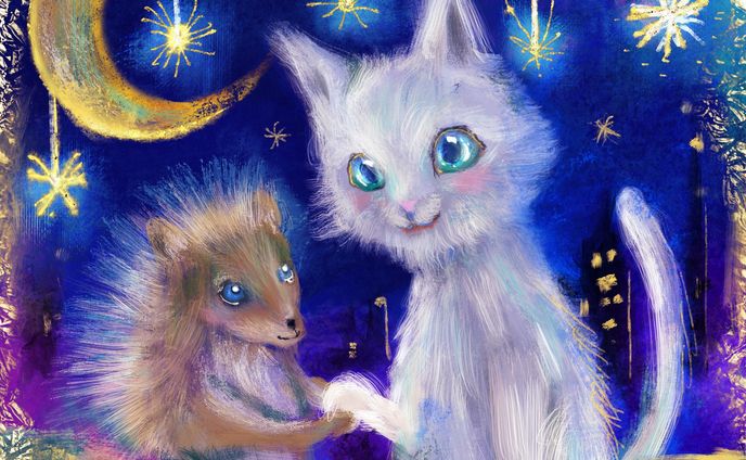 絵本風ほっこりイラスト