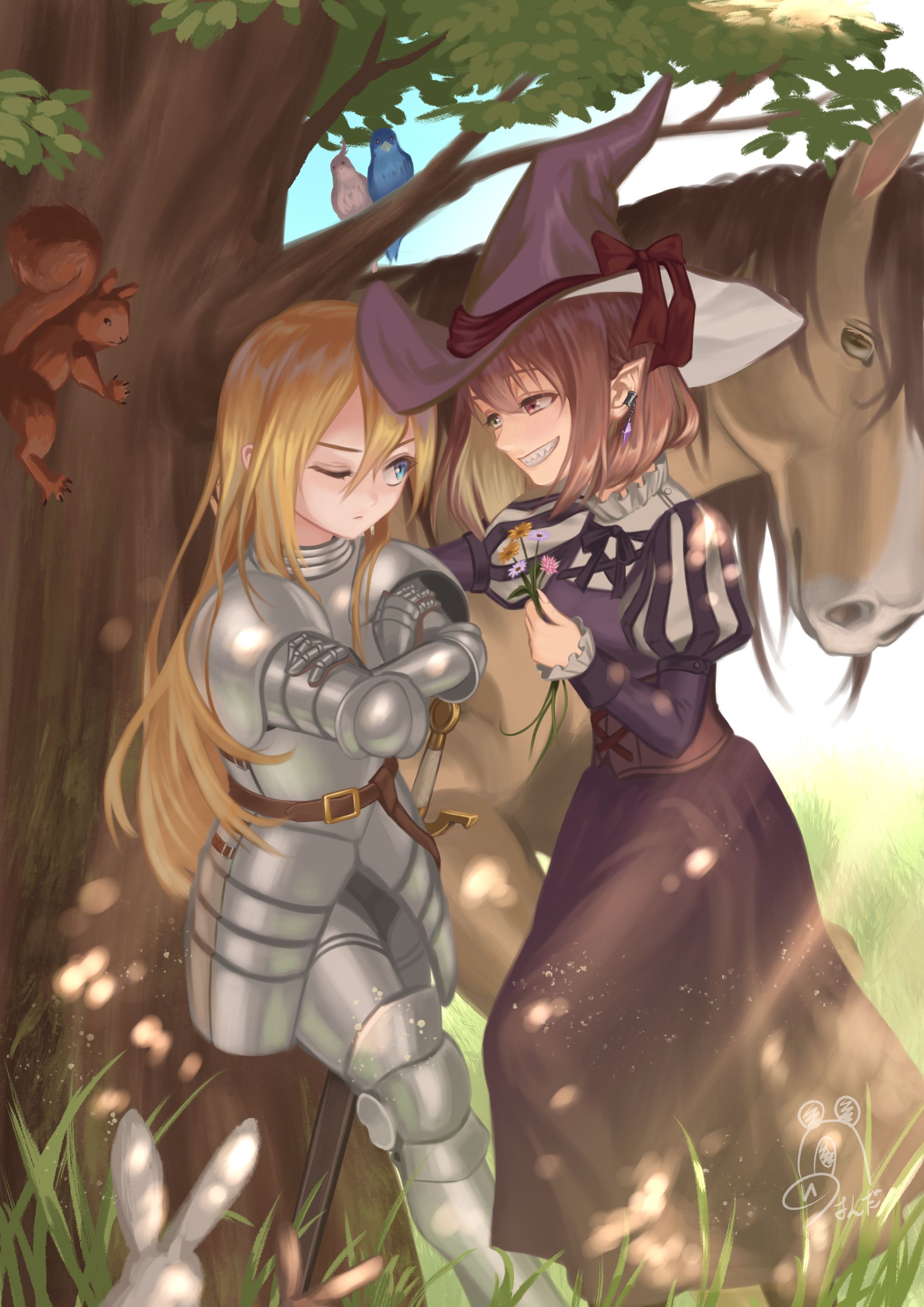 追放されし騎士と変わり者魔女の皮肉な旅-1