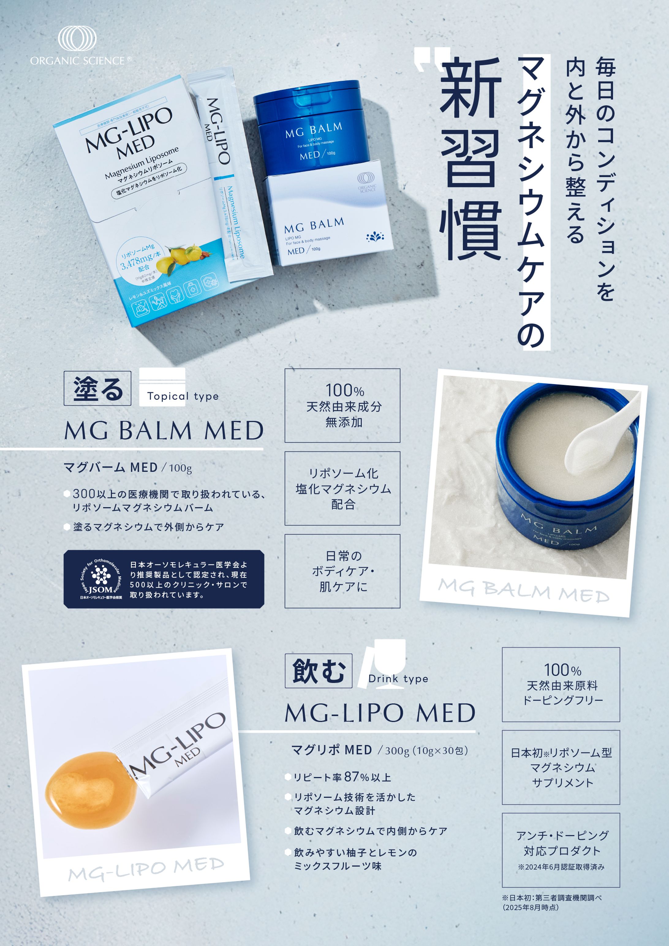 OS_Product　製品紹介 A3ポスター「スキンケア・サプリメント」-1