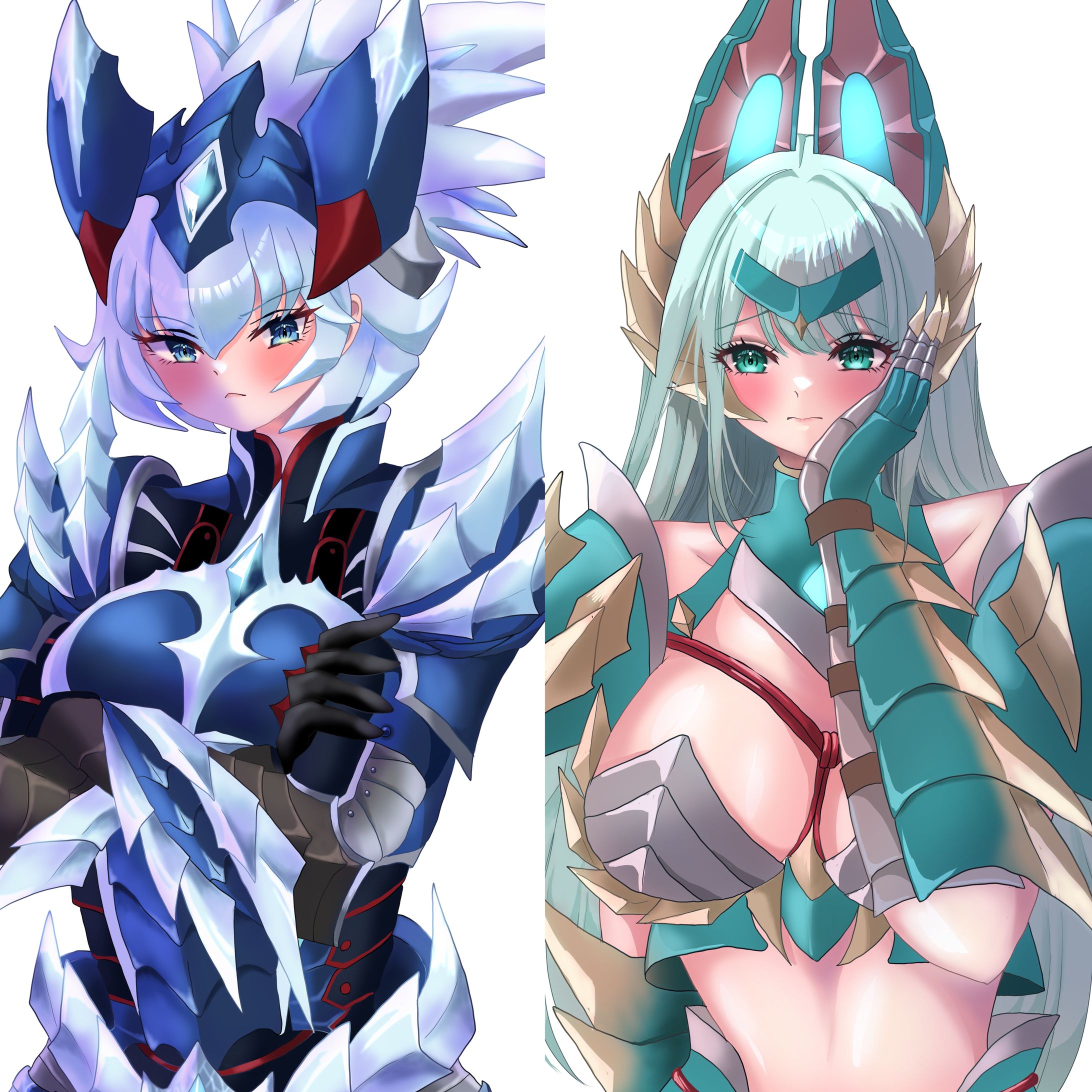 ルナガロ娘とジンオウ娘-1