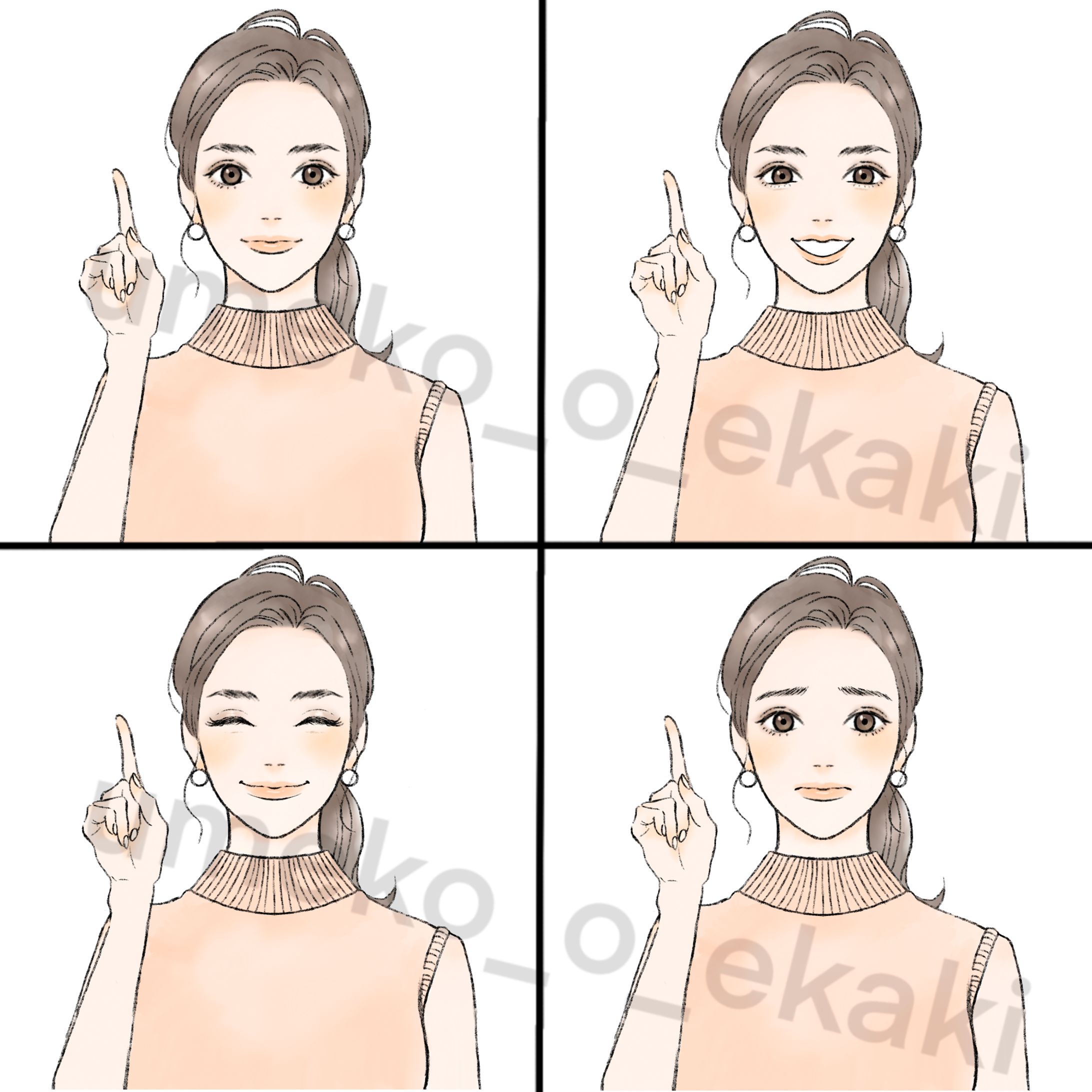 【ご依頼】個人様　表情差分アイコン-1