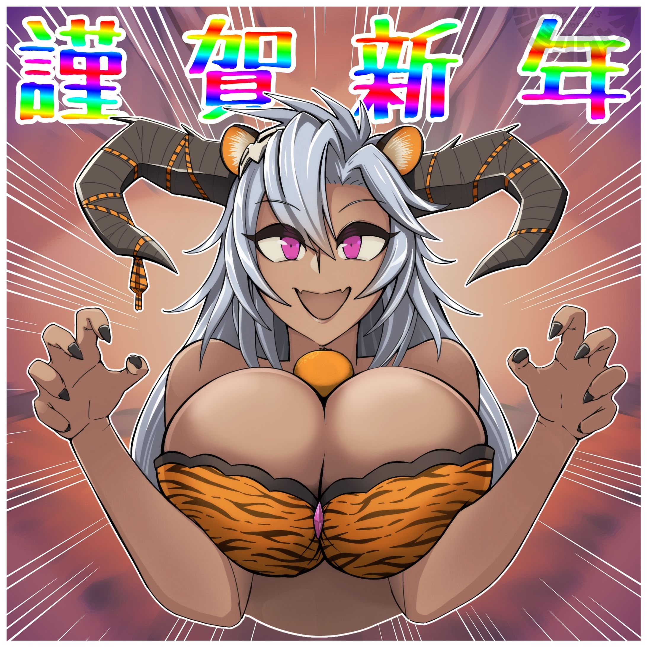 フェディエル（グラブル） 年賀イラスト-1