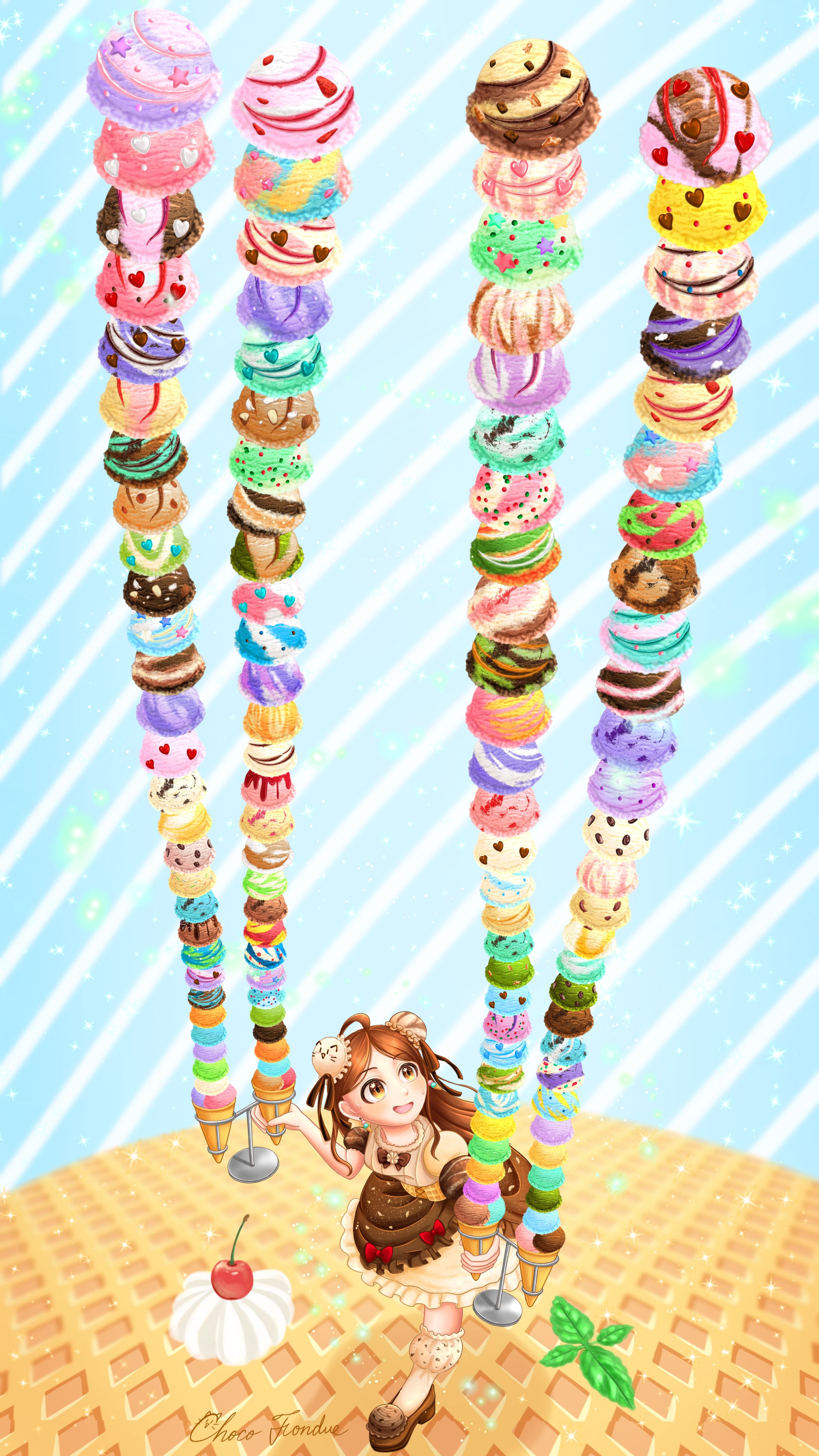 特大アイスクリームタワー-1