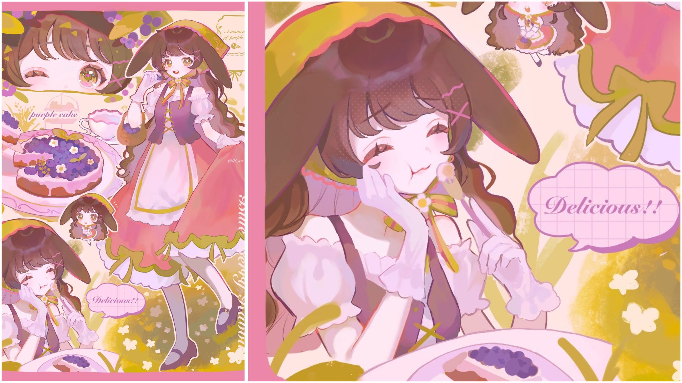 紫色のひととき🫐-1