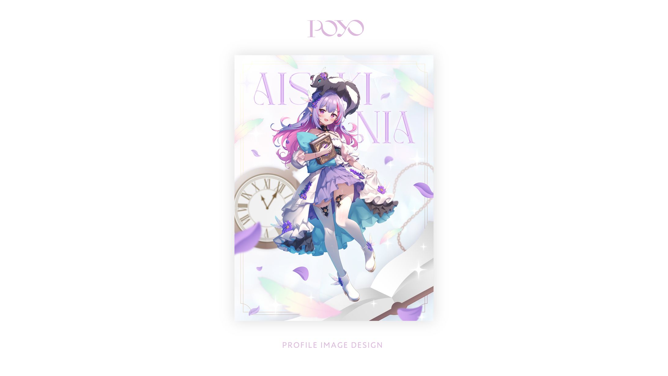 PROFILE IMAGE＆GOODS DESIGN / 藍咲にあ-1