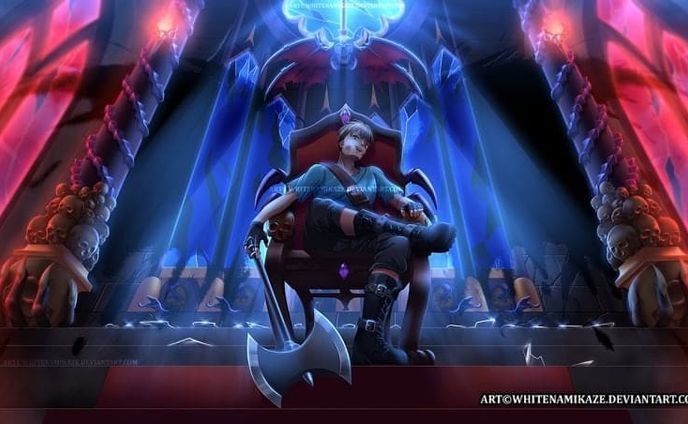 Commission for a3208

Mark is an Original Character,

he has beaten a demon lord in this scene
and the demon lord's energy is absorbed into his body

DeviantArt : http://fav.me/875498053

Pixiv ; https://www.pixiv.net/en/artworks/88975284

COMMISSION OPEN : http://fav.me/d8qyc2q

#Digital2D #Illustration #EnvironmentalConceptArtDesign #AnimeManga #Anime #digital #commissionopen #whitenamikaze #artcommission2020 #background #dark #castle #demonlord #maou #glass #skull #batwing #soldier #man #guy #chair #axe #brokenglass