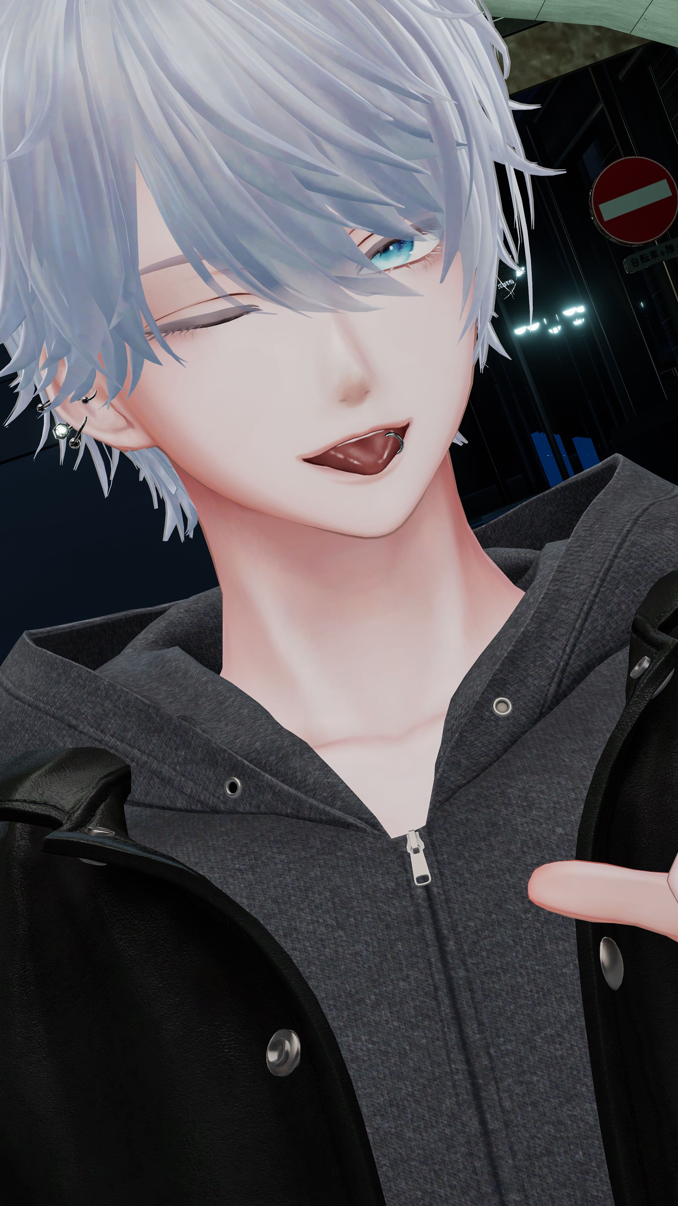 VRC衣装】OGRE_Leather&Hoodie
