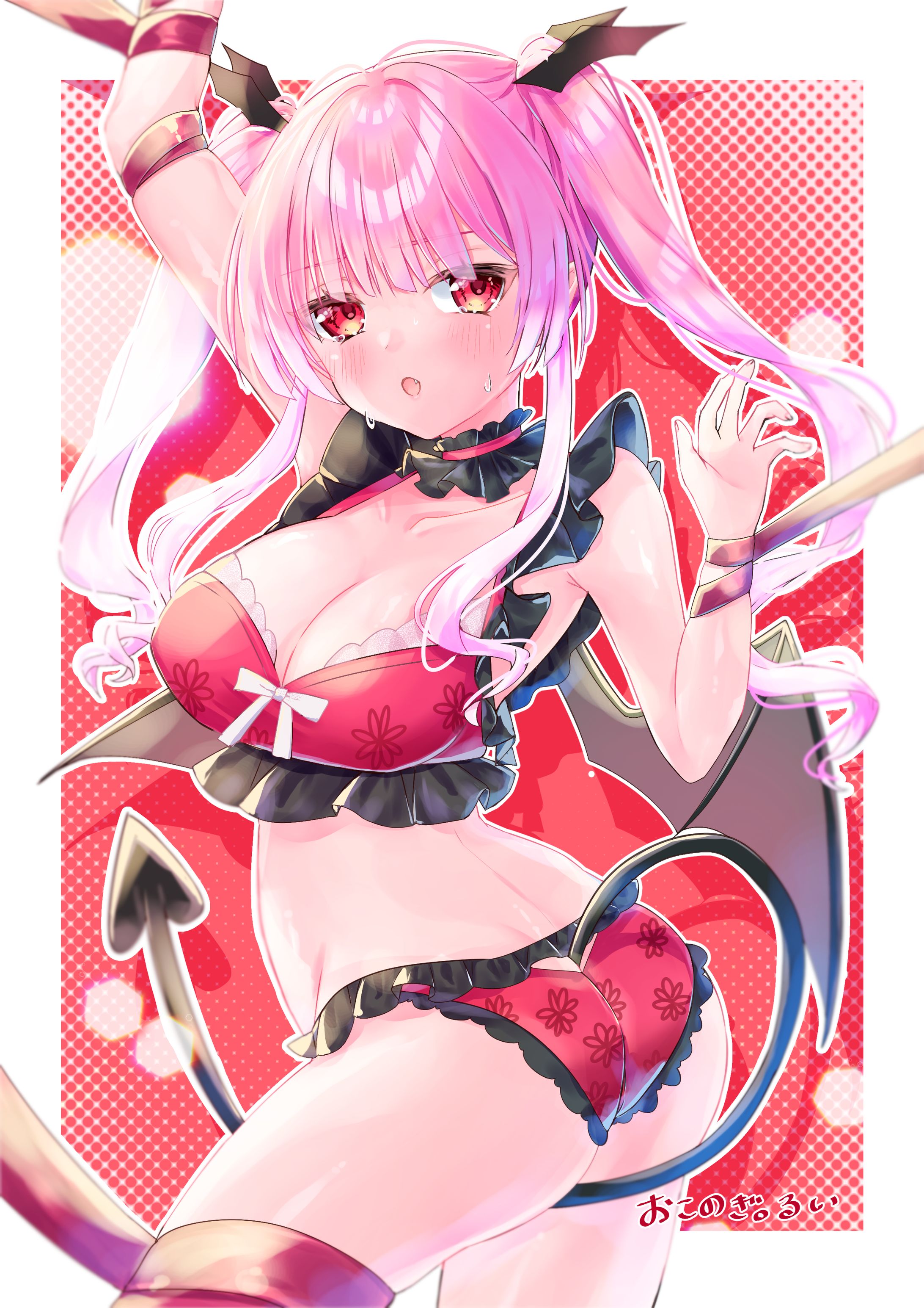 ブラシ塗り一枚絵-1