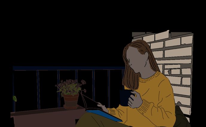 インスタグラム　コーヒとノート　背景・色有りのコピー