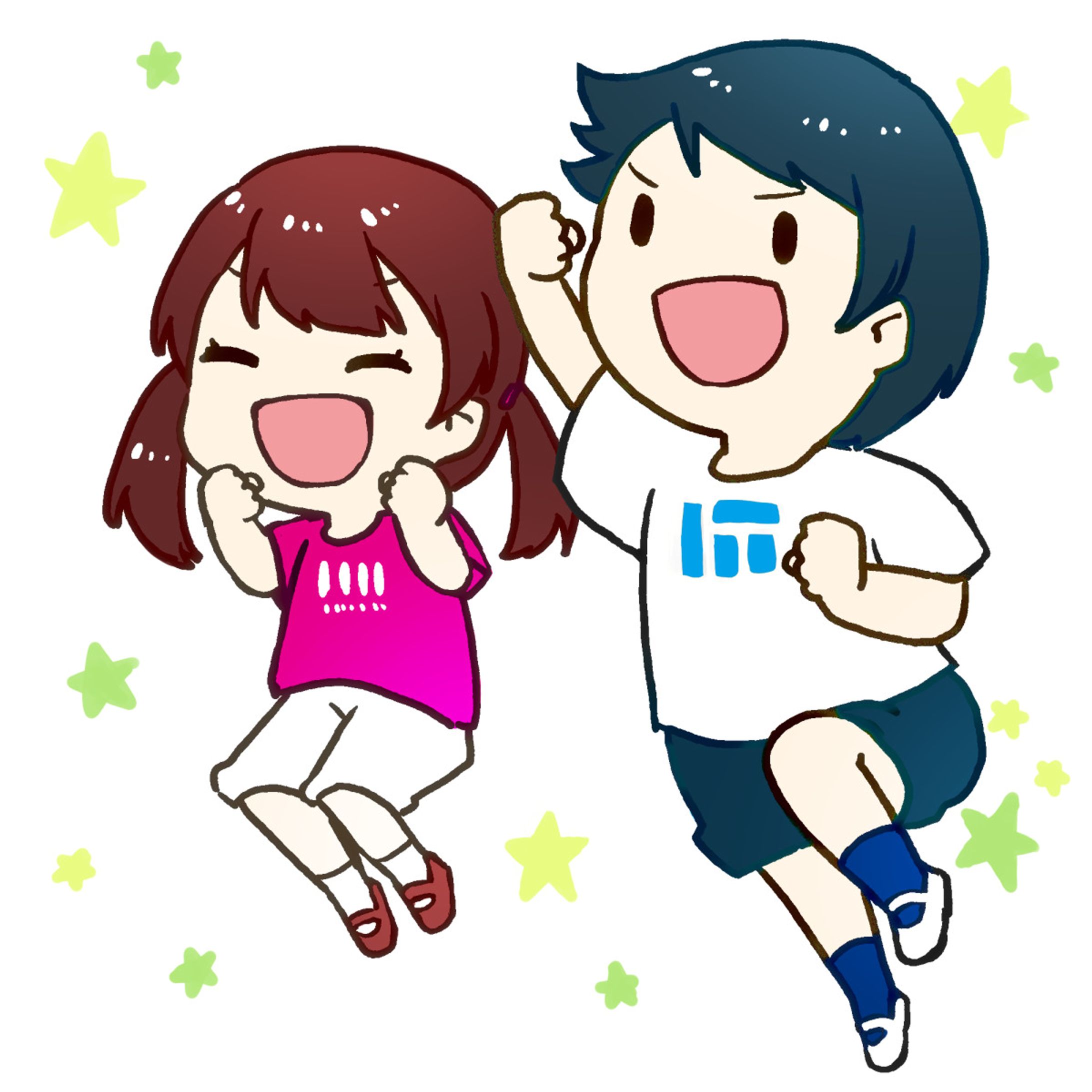 夏のこどもイベントカットイラスト-1
