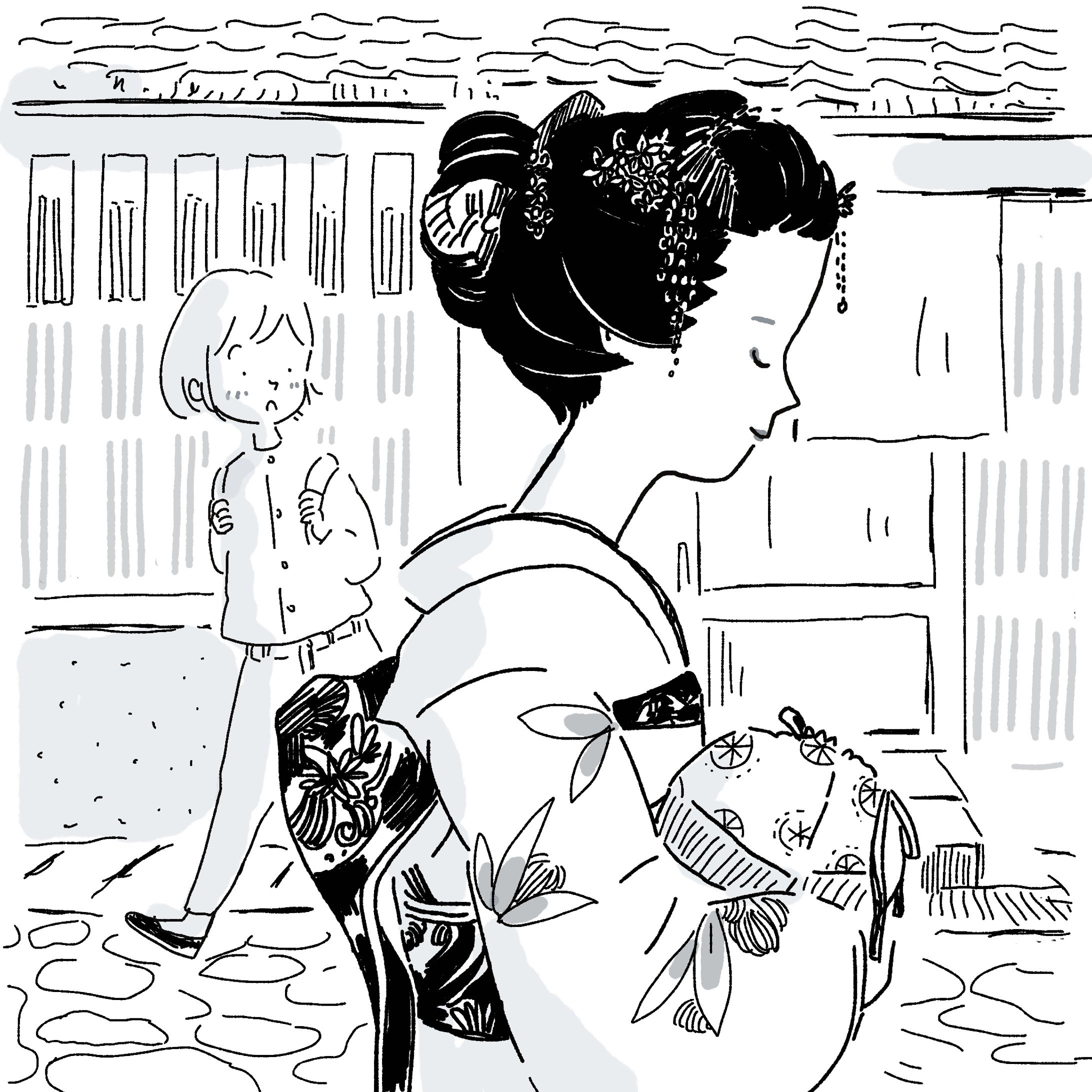 公共施設／展示のためのイラスト-1