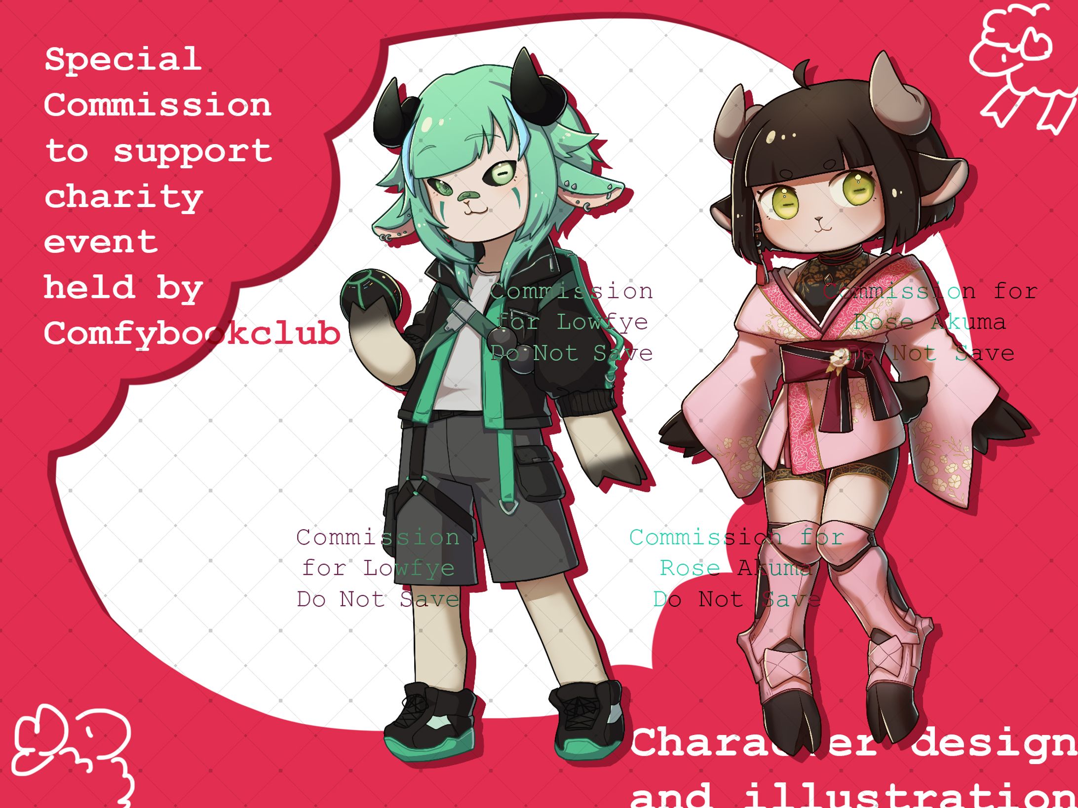 Special Commission to Support Charity Project by fan-1