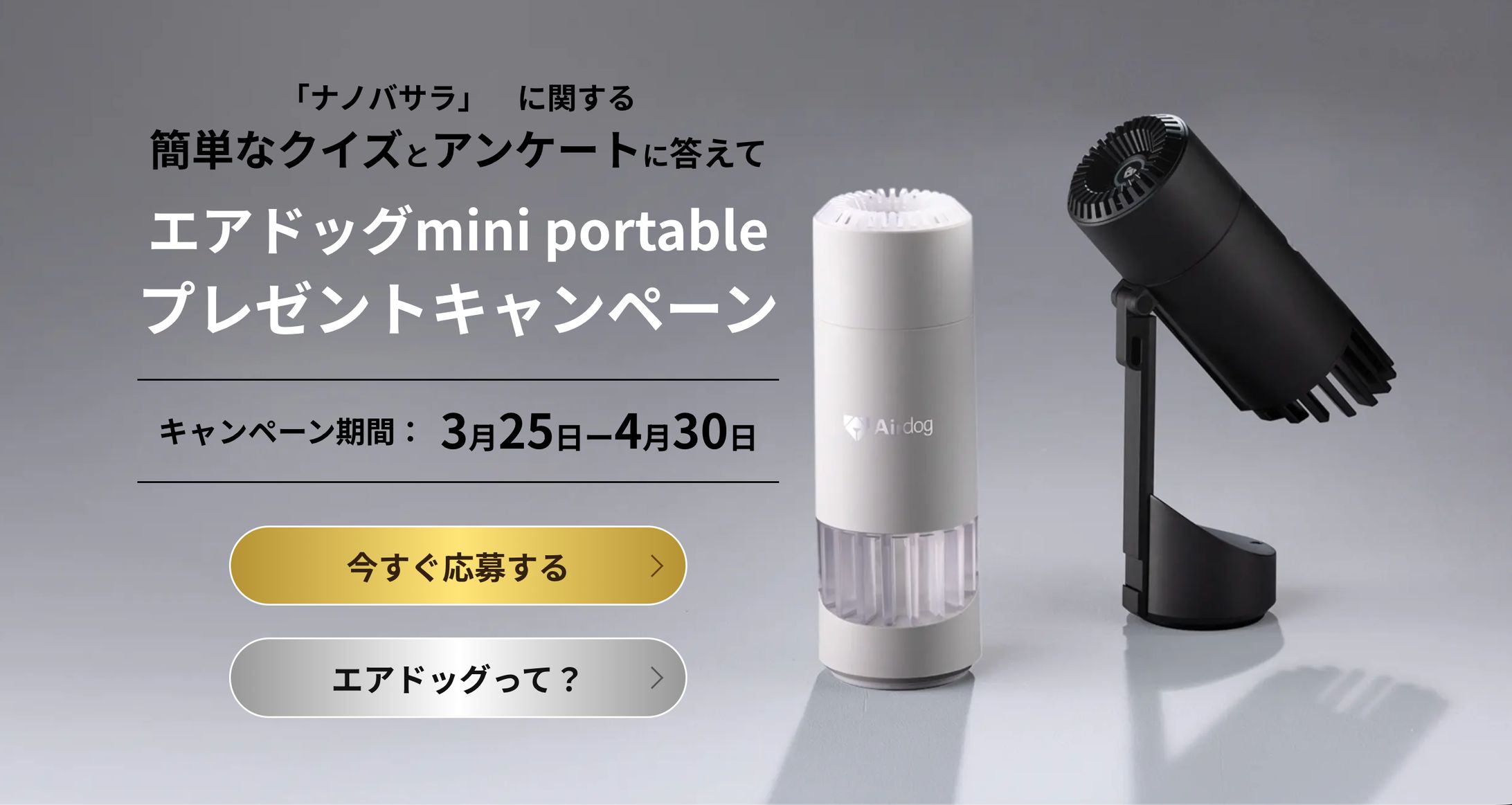 外資系家電ブランドのプレゼントキャンペーンサイト-1