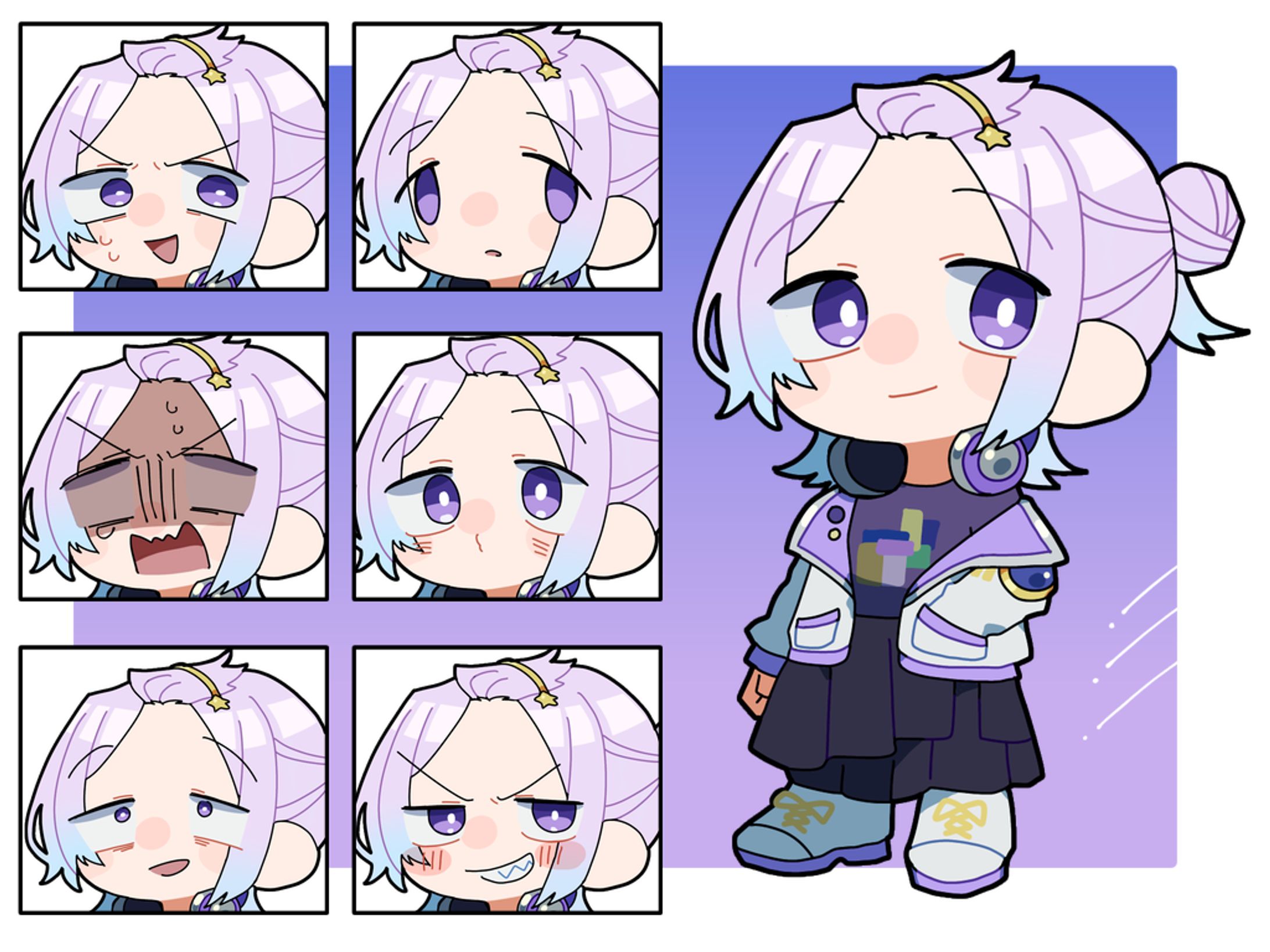 【流星イチル様】SD立ち絵ご依頼-1