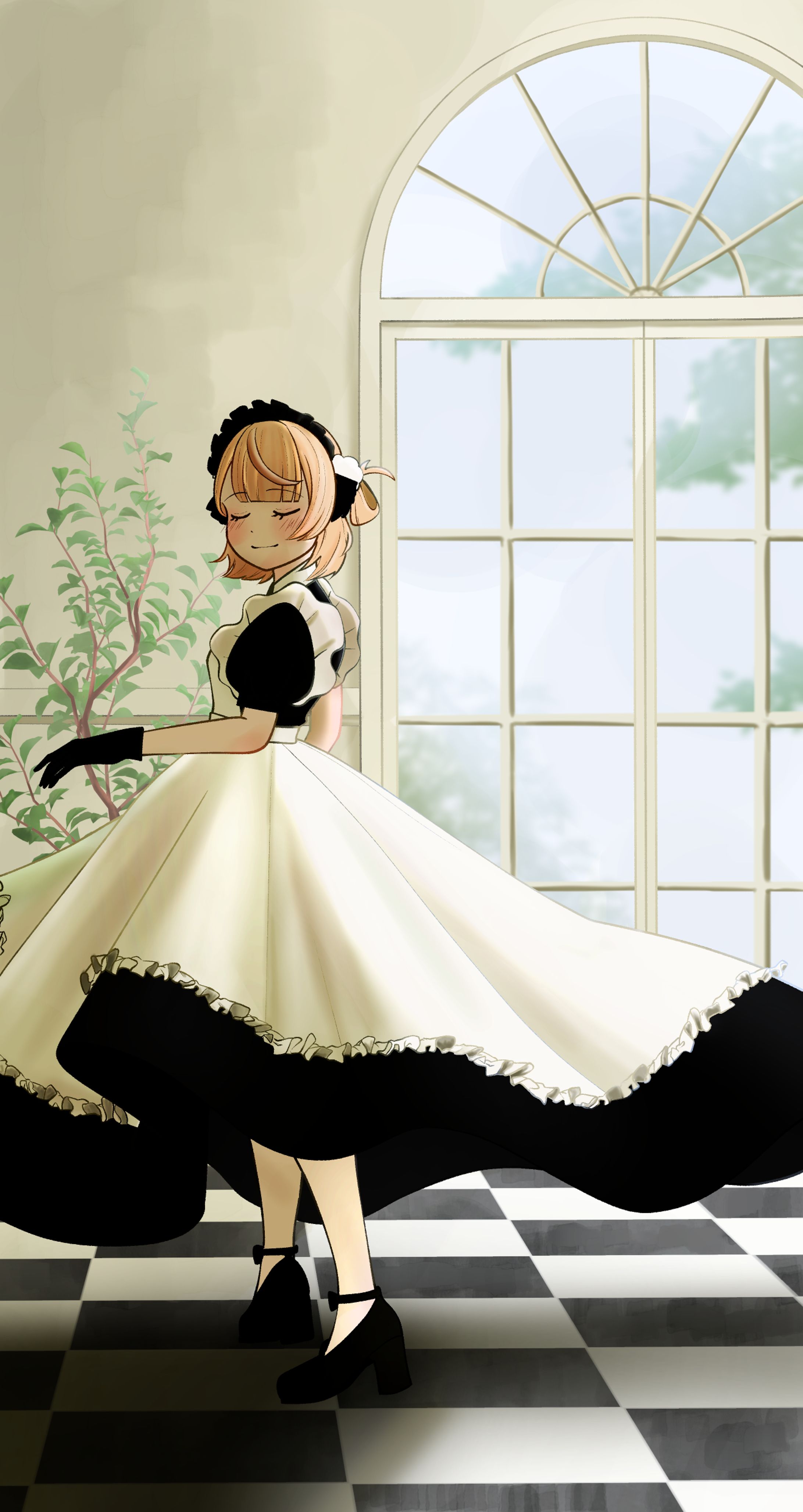  ファンアートしぐれうい「メイド服」-1