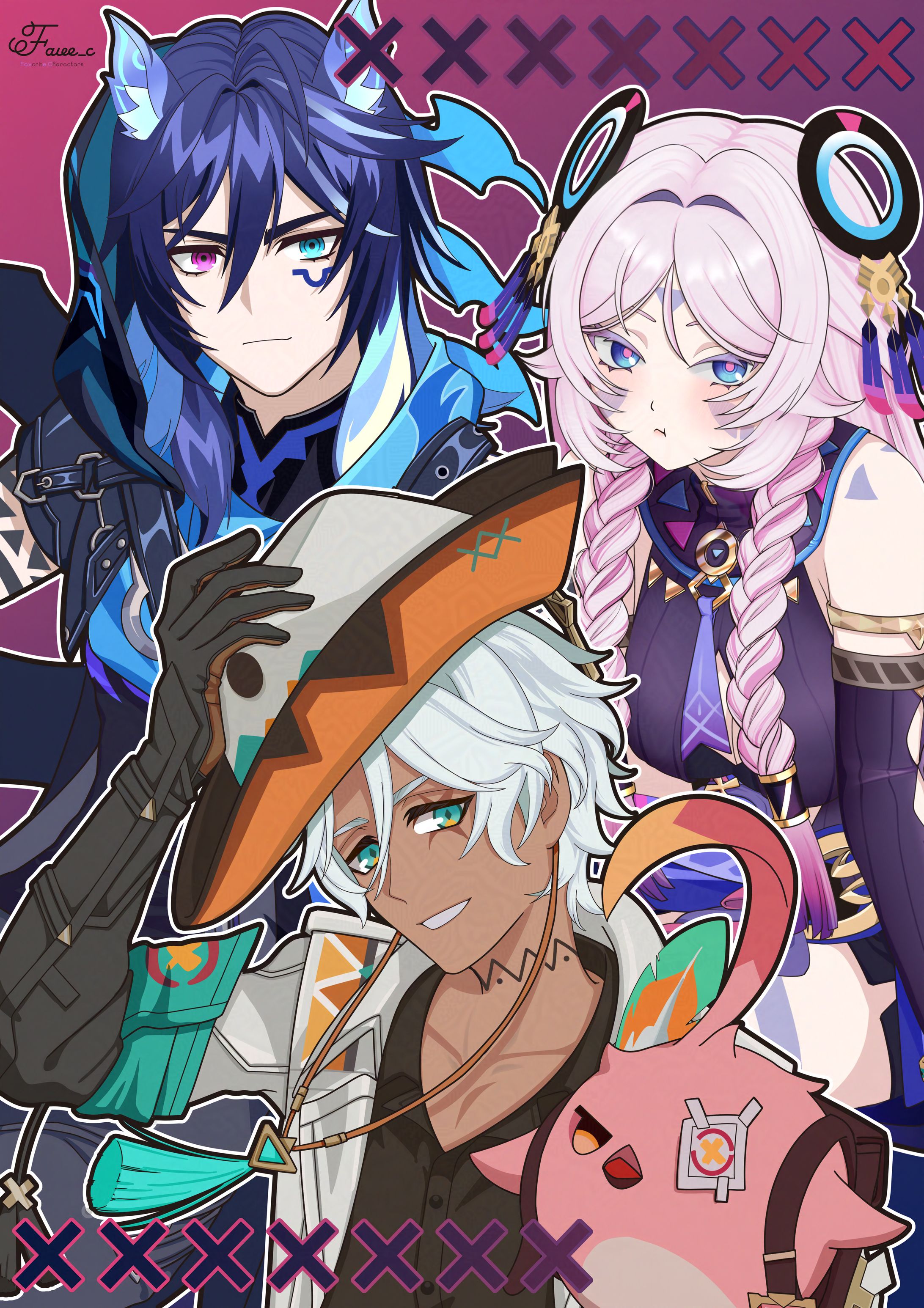 原神FA 同人ポスターデザイン-1