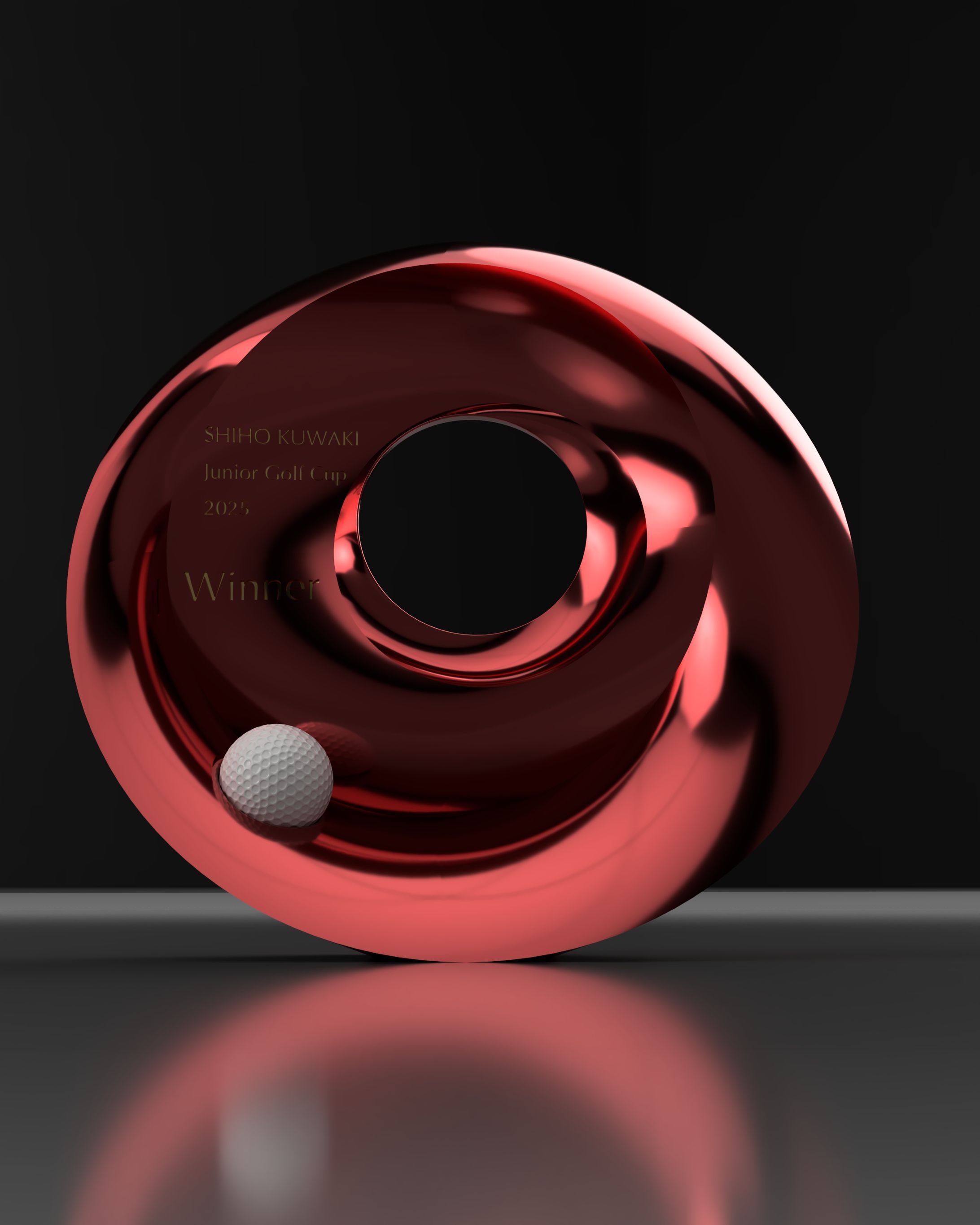 桑木志帆ジュニアゴルフ大会トロフィー-1