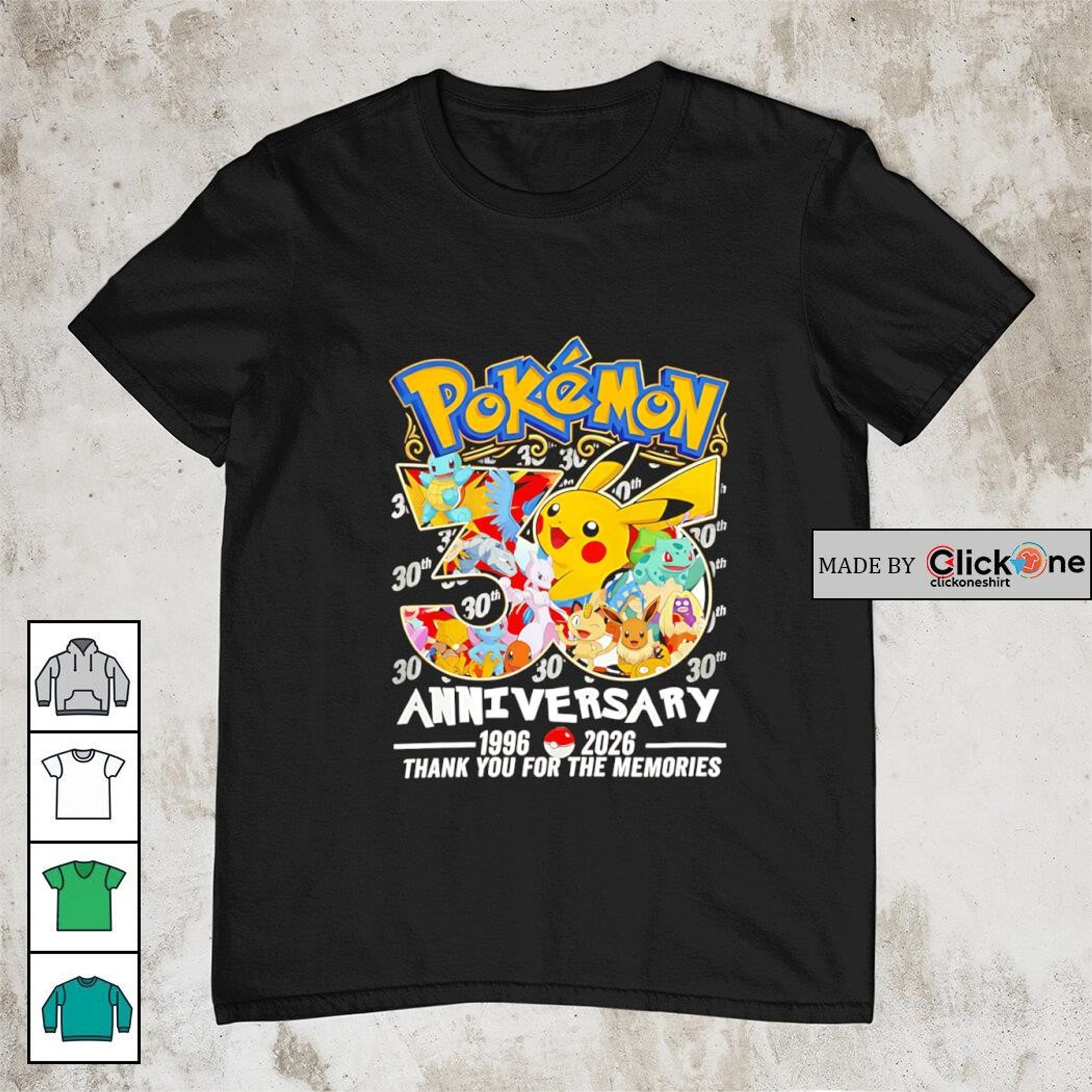 30 Years of Adventure – Anime Tribute Anniversary Shirt-1