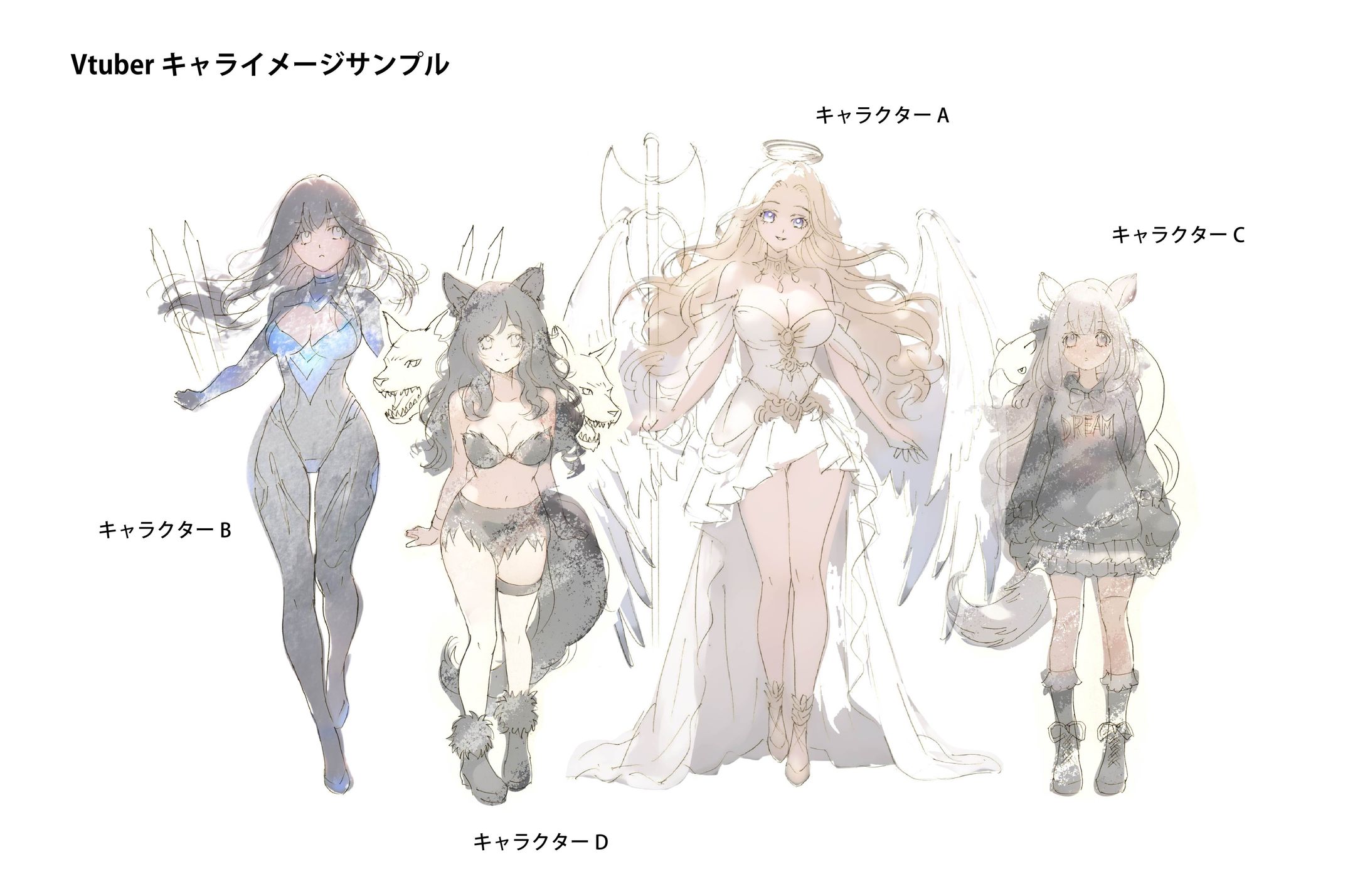 Vtuberイラストラフ-1