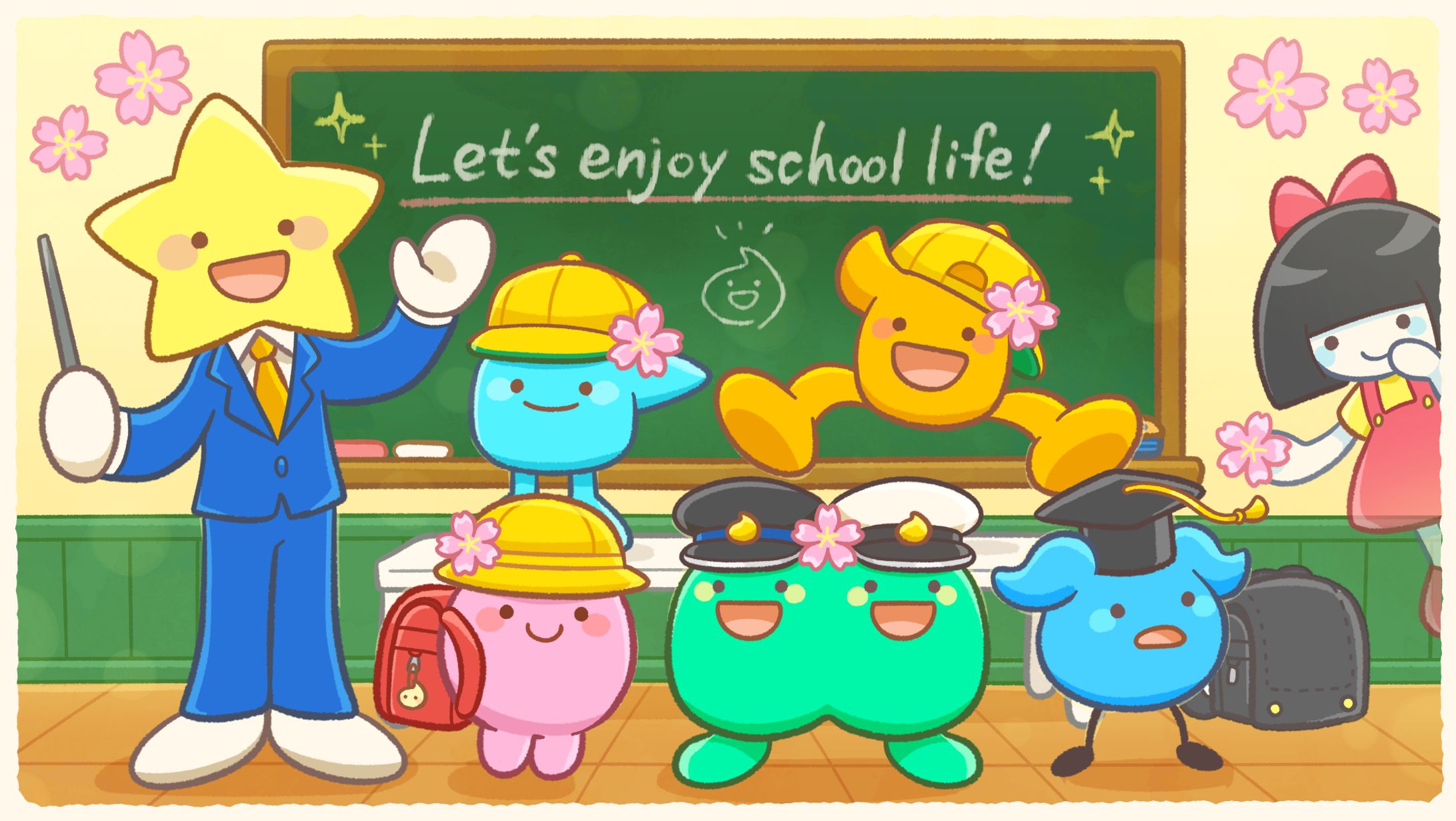 「ことだま日記 」2022_4月イベント 「新入生歓迎！ことだま学園」追加アイテムデザイン-1