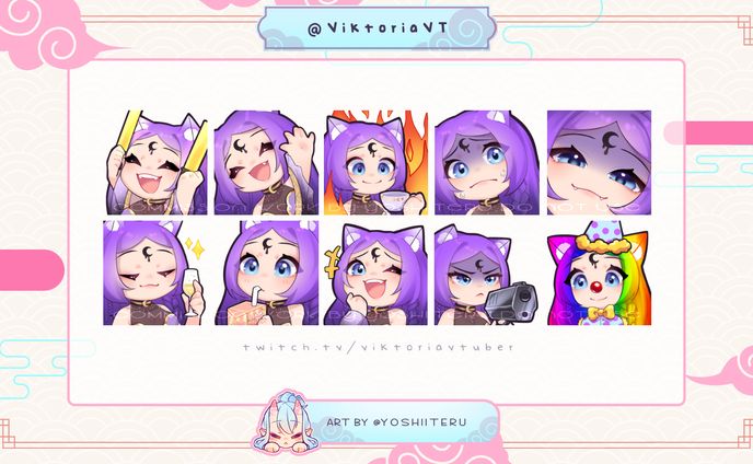 Emote commission for Viktoria