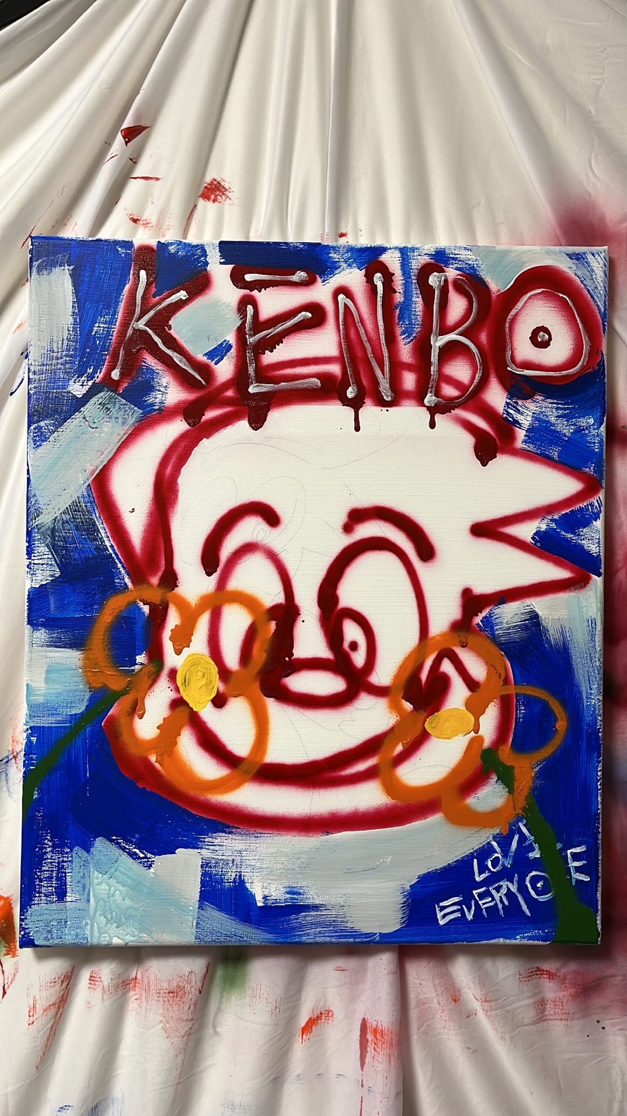 KENBO 😄ver (アクリル&スプレー)-1
