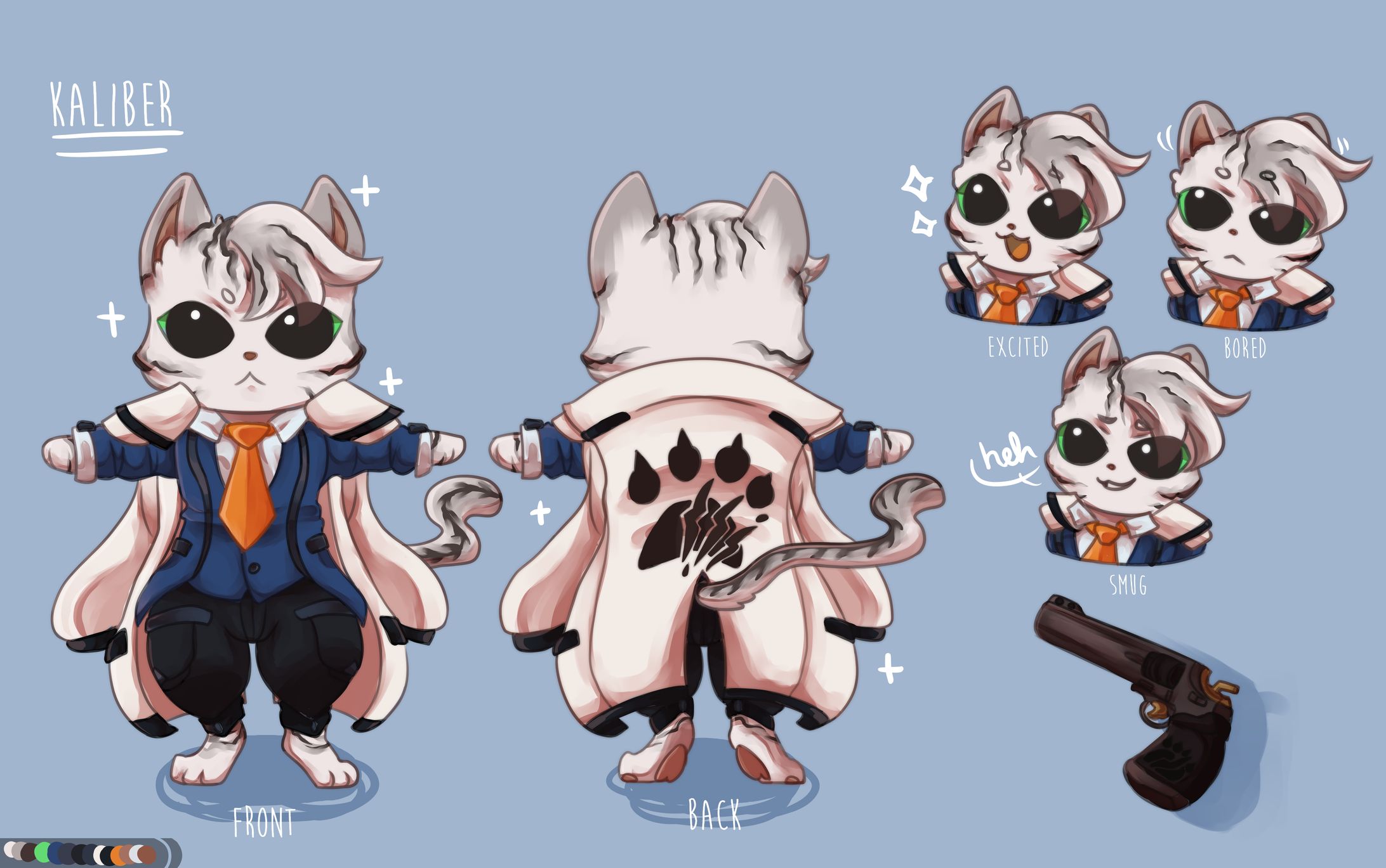 Kaliber, Original Character Sheet-1