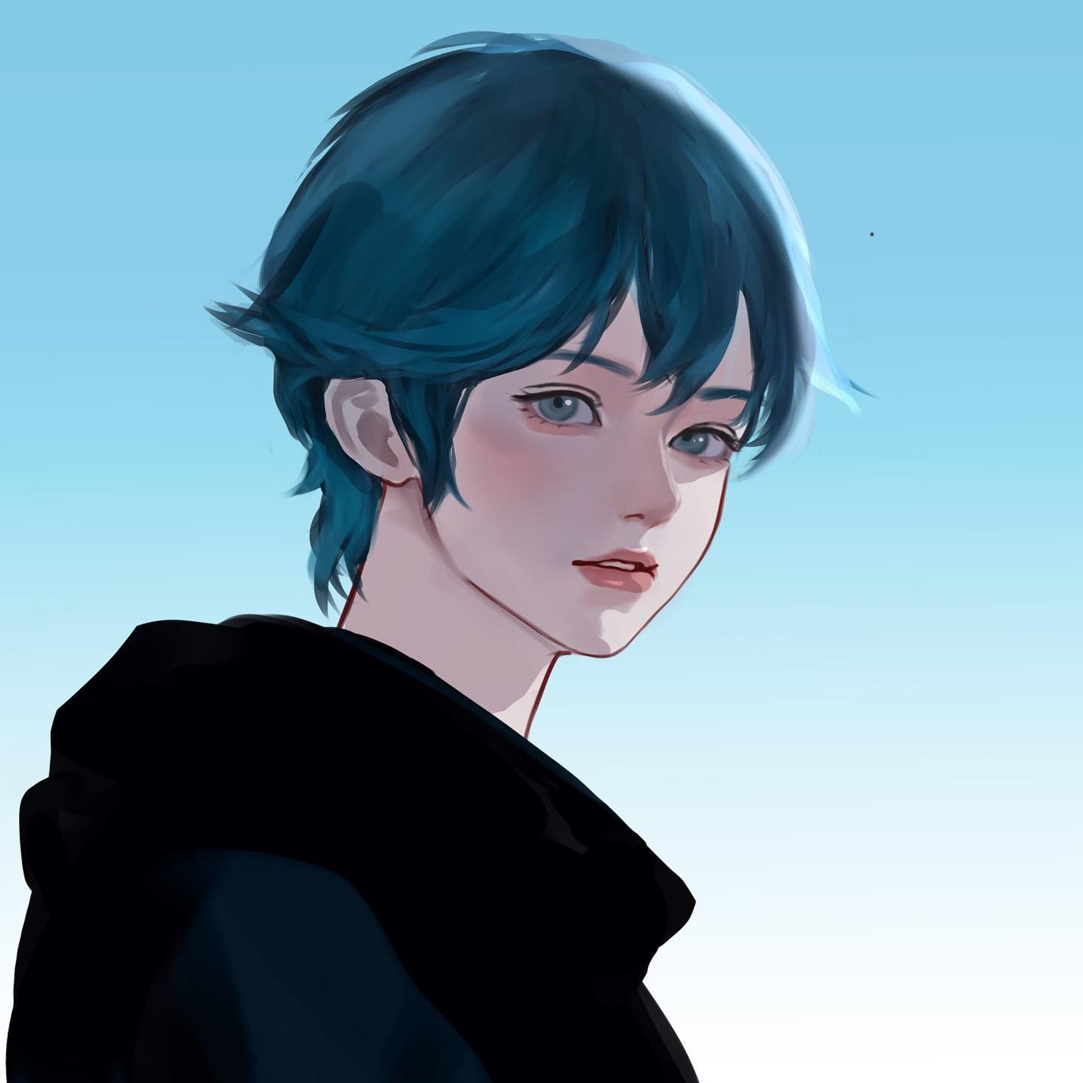 イケメン描いてみた‪( ᷇࿀ ᷆ )‬
 #イラスト  #illustration-1