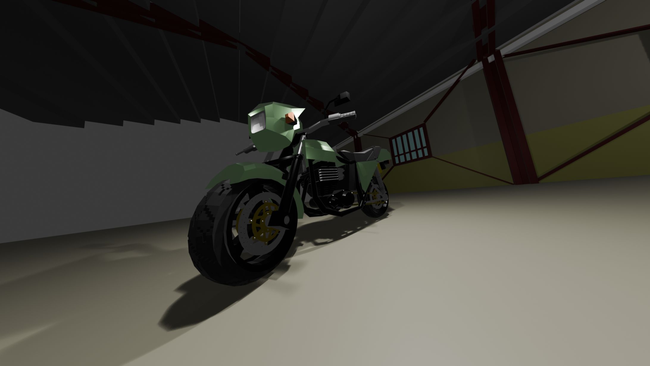 Blender　バイクモデリング-1