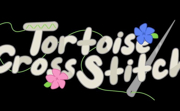 logo for tortoise cross stitch