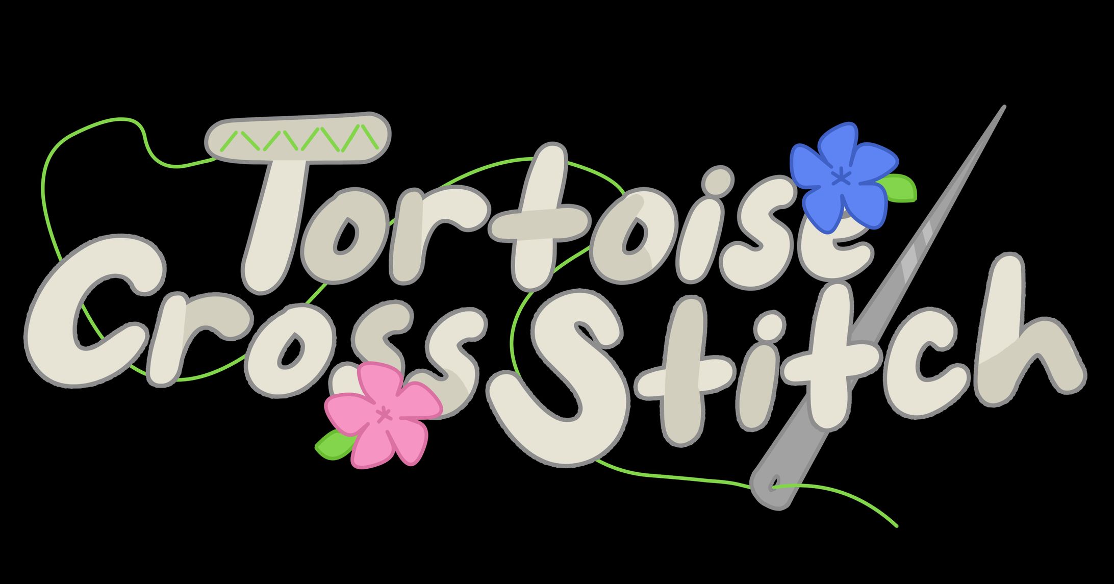logo for tortoise cross stitch-1