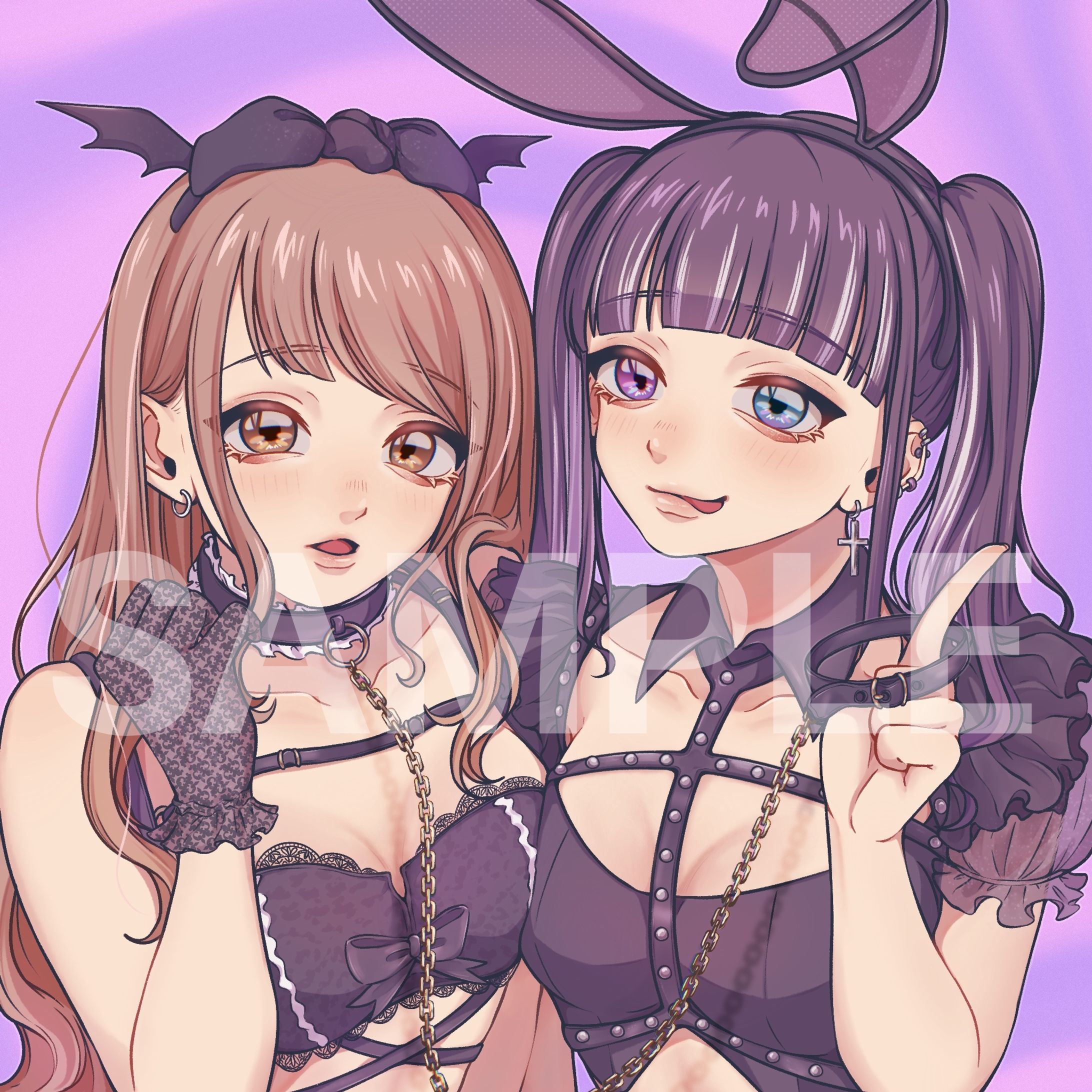 アイコンイラスト［ペア画］-1