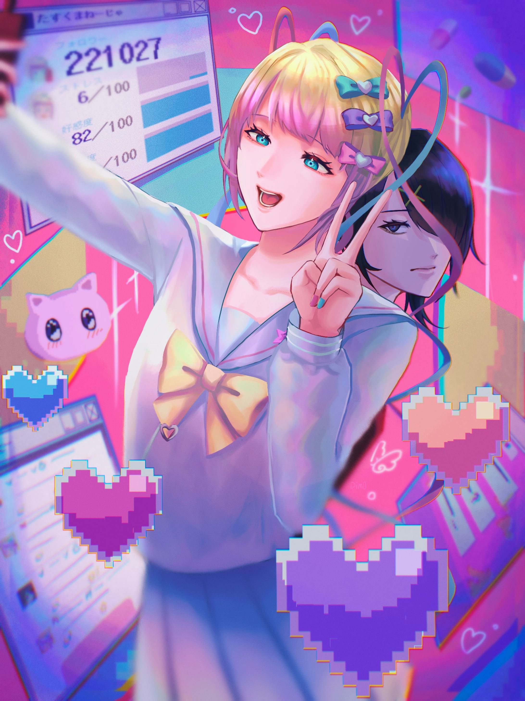 NEEDY GIRL OVERDOSE (版権イラスト)-1