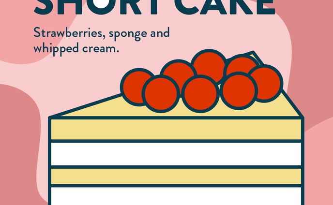 ケーキ画像制作
