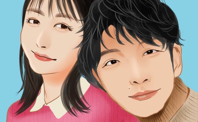星野源さん、新垣結衣さんご結婚おめでとうございます！！！
#星野源 #新垣結衣 #逃げ恥 #逃げ恥婚 
#夫婦を超えてゆけ #似顔絵イラスト 
#illustration #illust #art