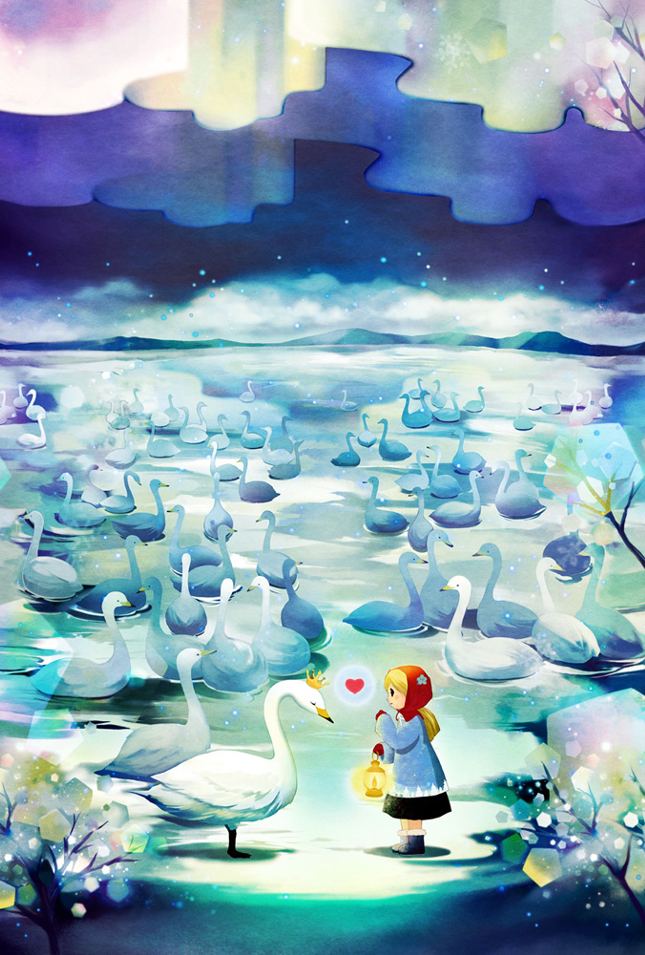【オリジナル】幻想の湖-1